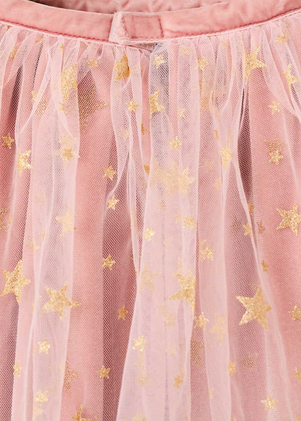 Tulle cape with glitter stars