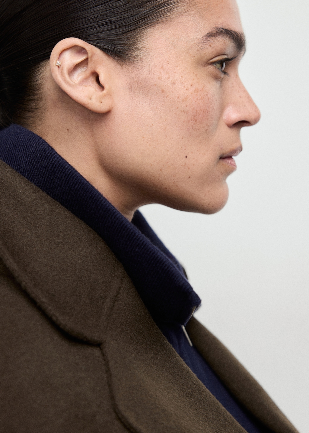 Mango Handmade wool coat with belt