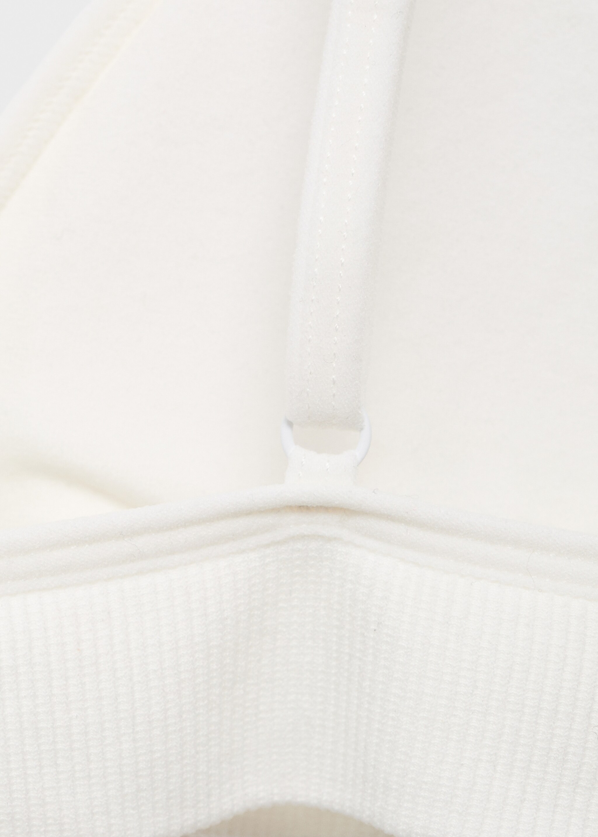 Essential triangle bra - Details of the article 0, Off White. Ref: 17077139-00.