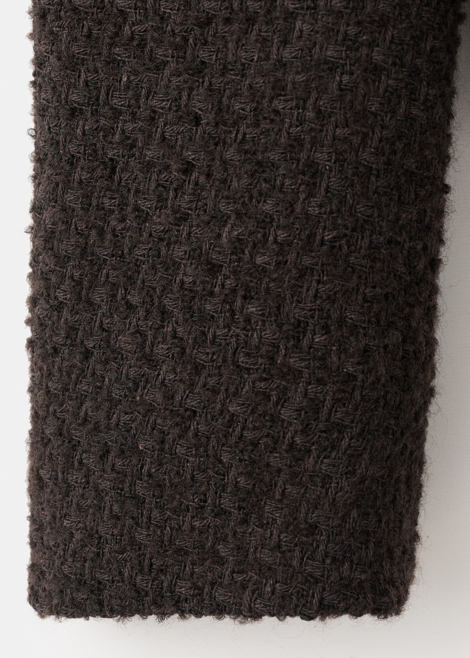 Tweed jacket with frayed ends - Details of the article 0