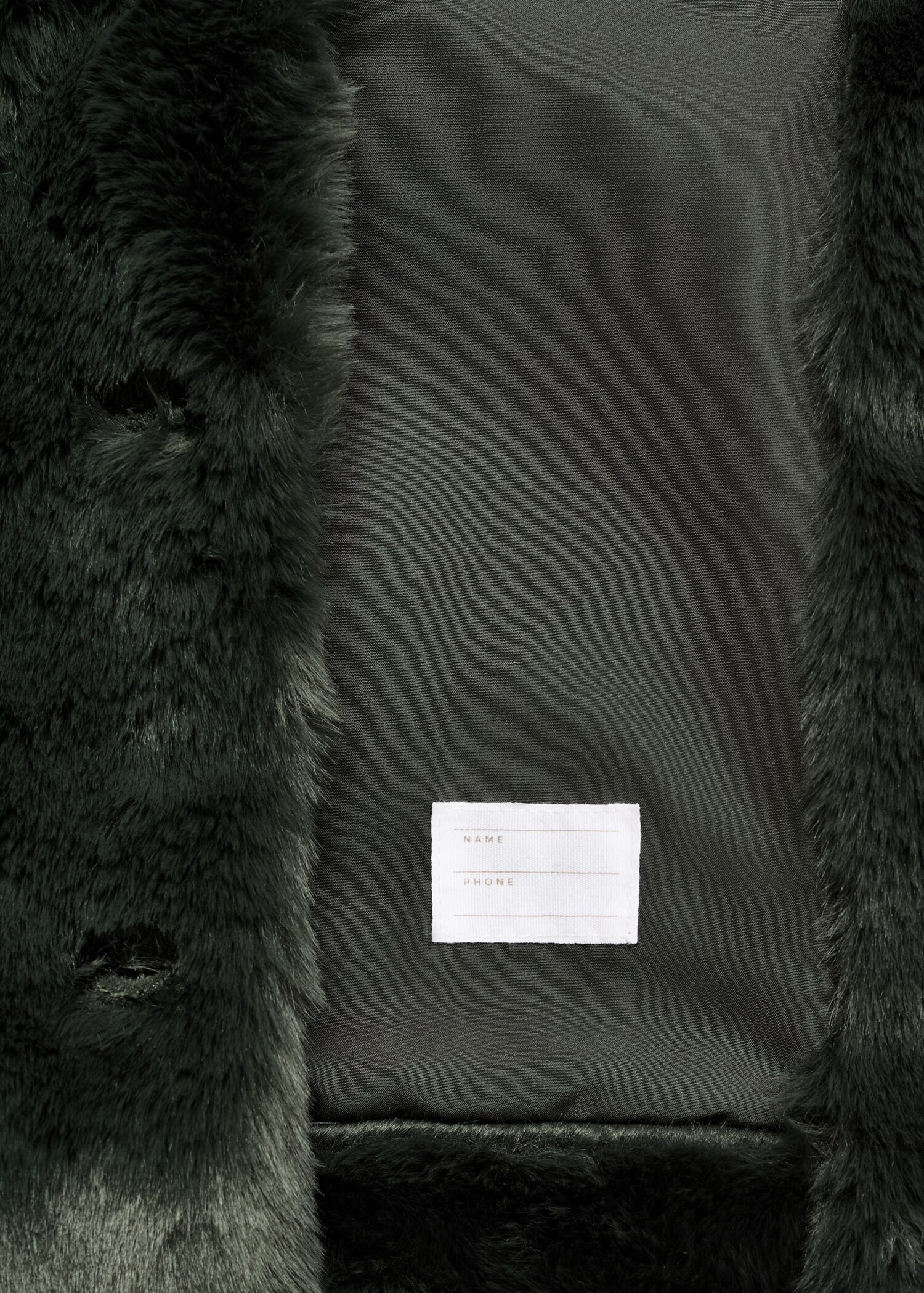 Fur-effect coat - Details of the article 0