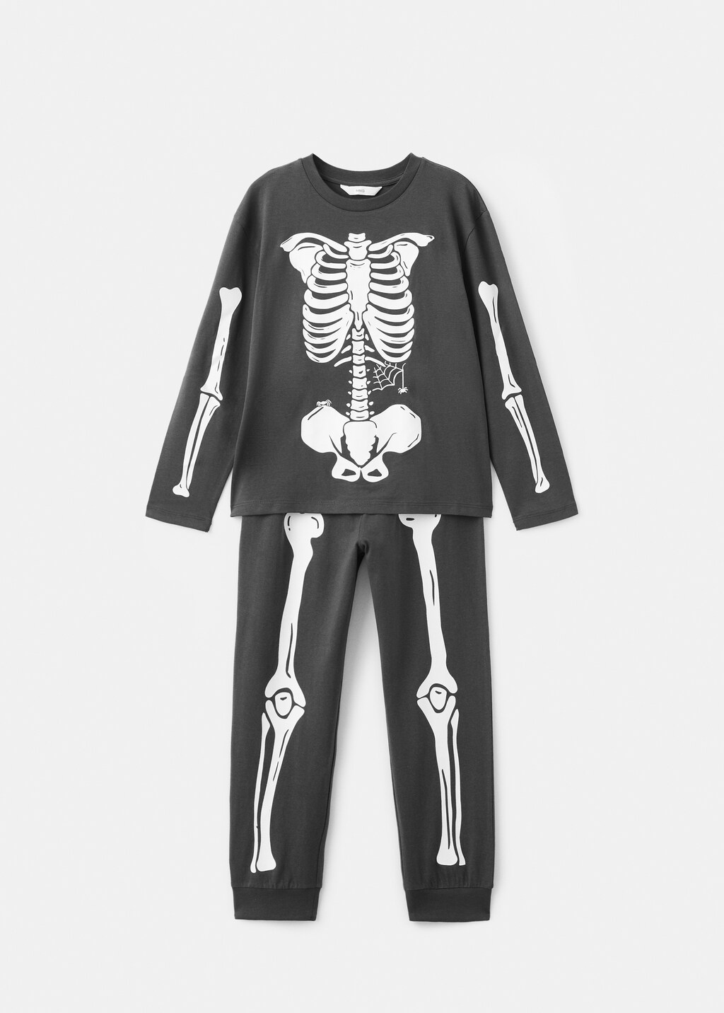 Glow the dark skeleton pyjama