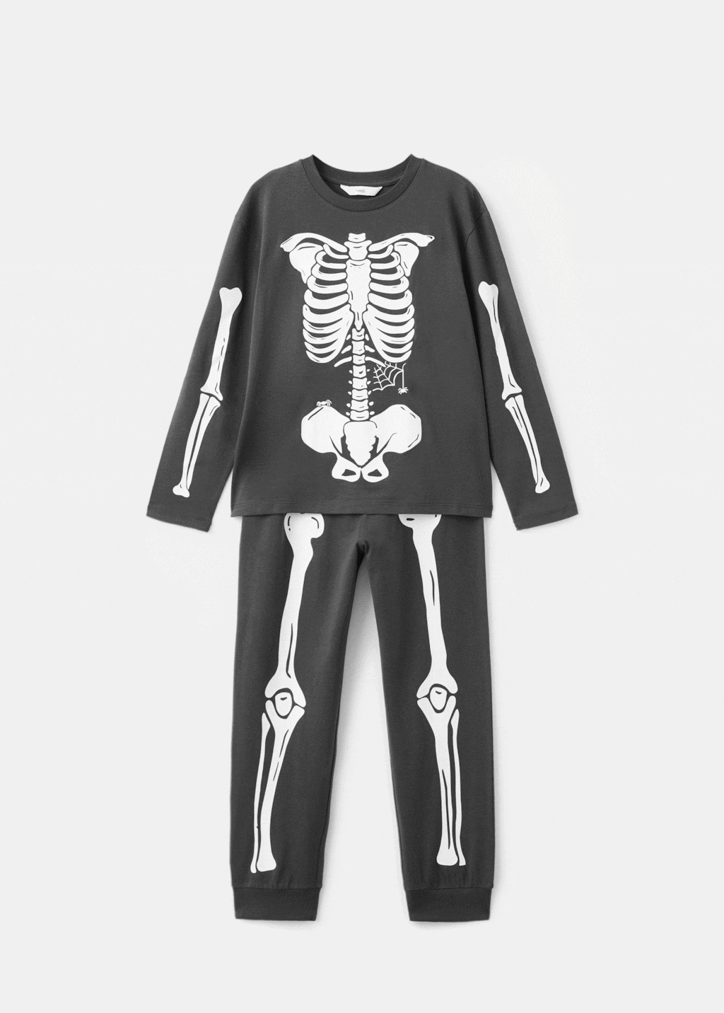 Glow the dark skeleton pyjama
