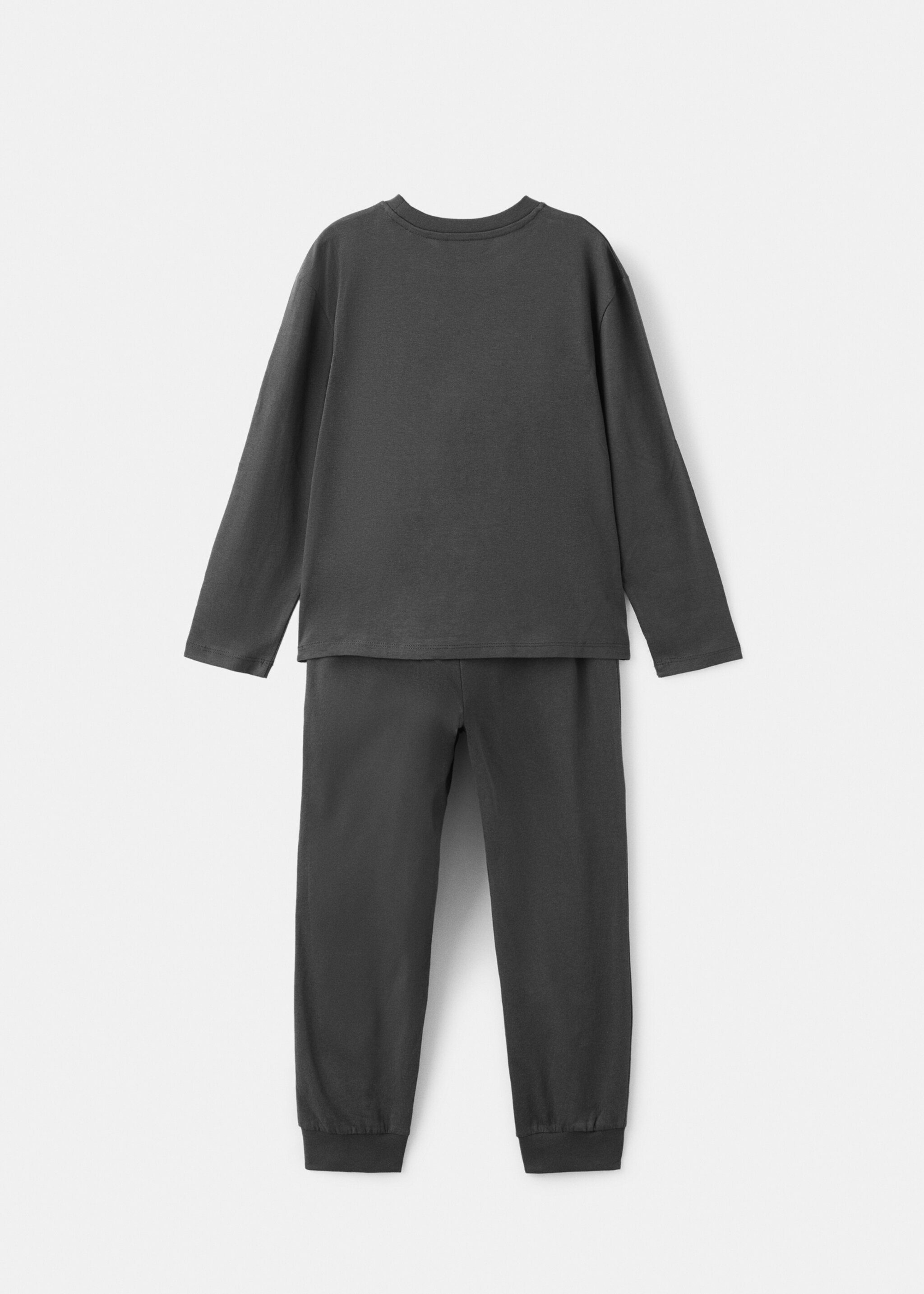 Pyjama squelette phosphorescent - Verso de l’article, Gris anthracite. Ref: 17077763-00.