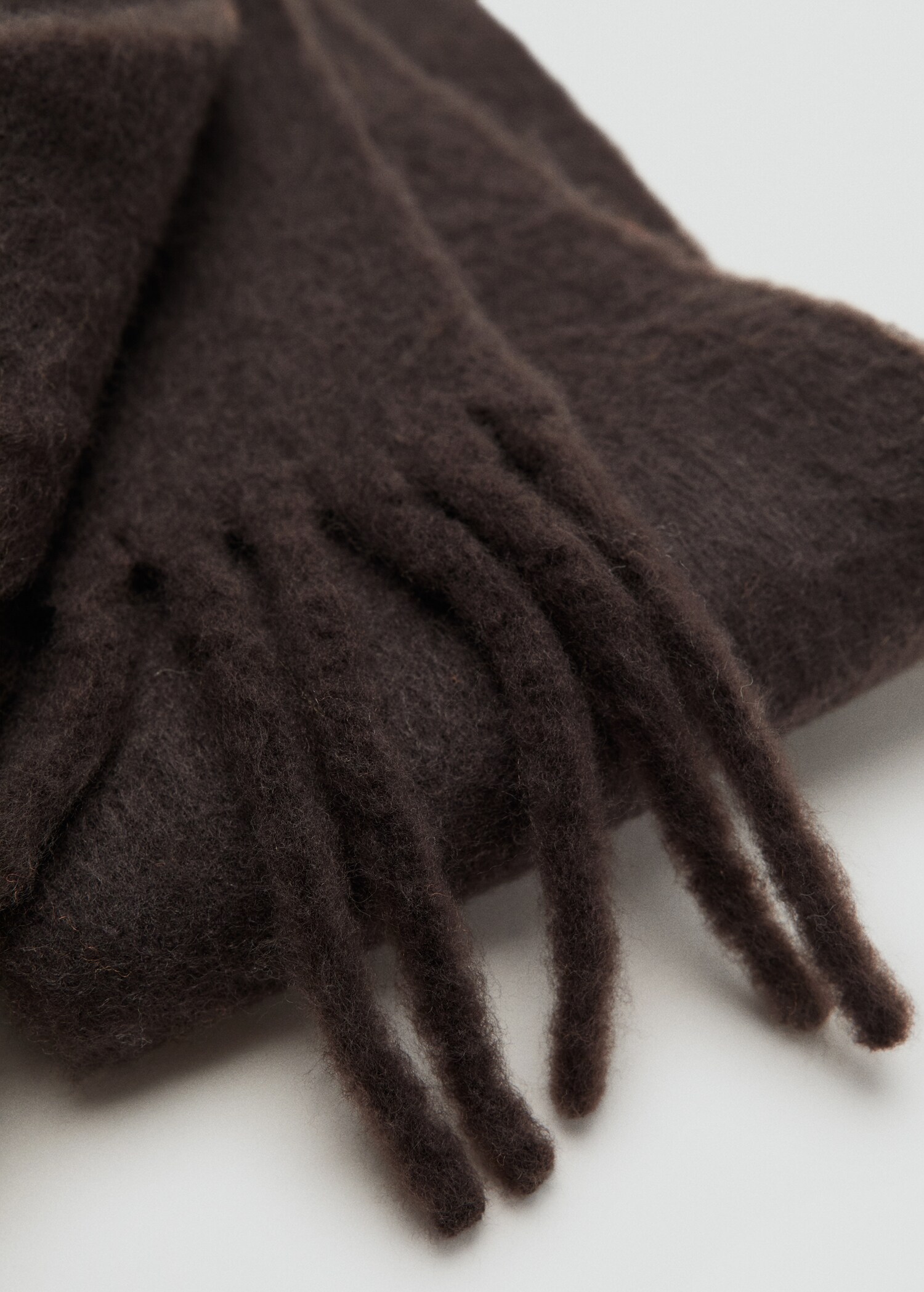 Fringed edge scarf - Medium plane