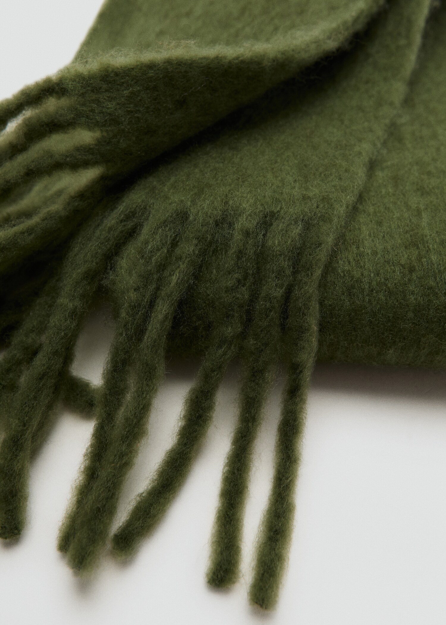 Fringed edge scarf - Medium plane