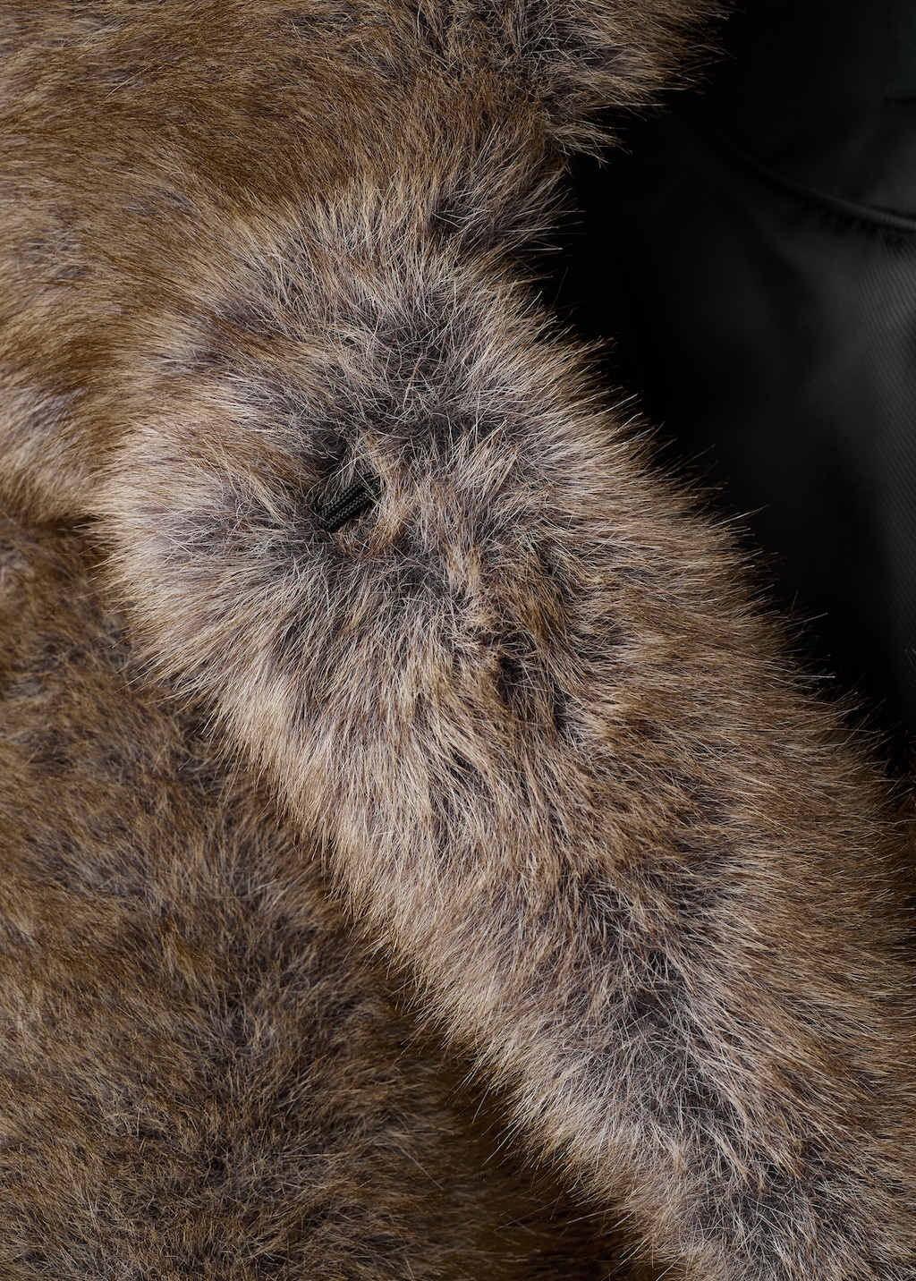 Faux-fur cropped jacket