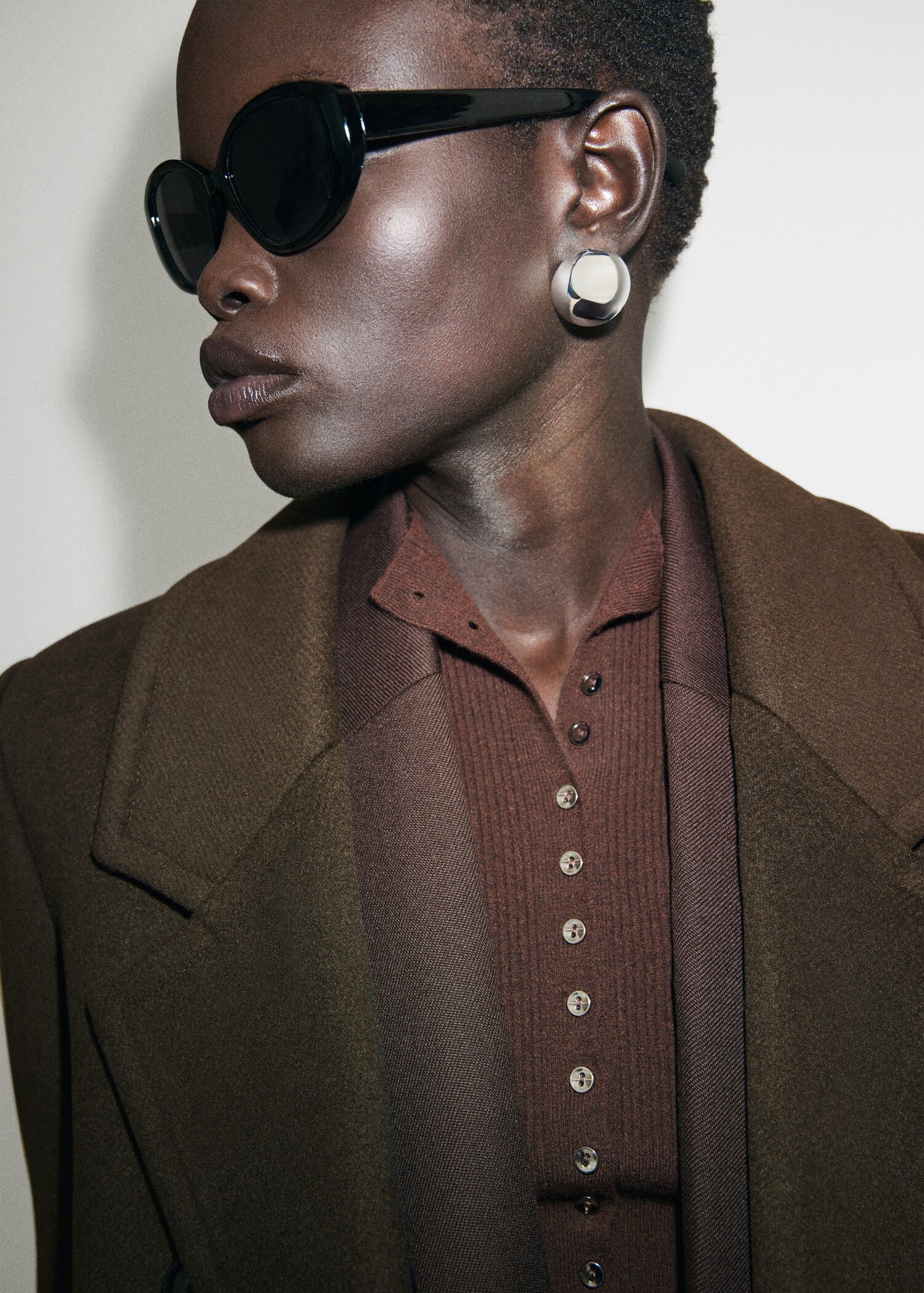 Double-breasted wool coat - Details of the article 1
