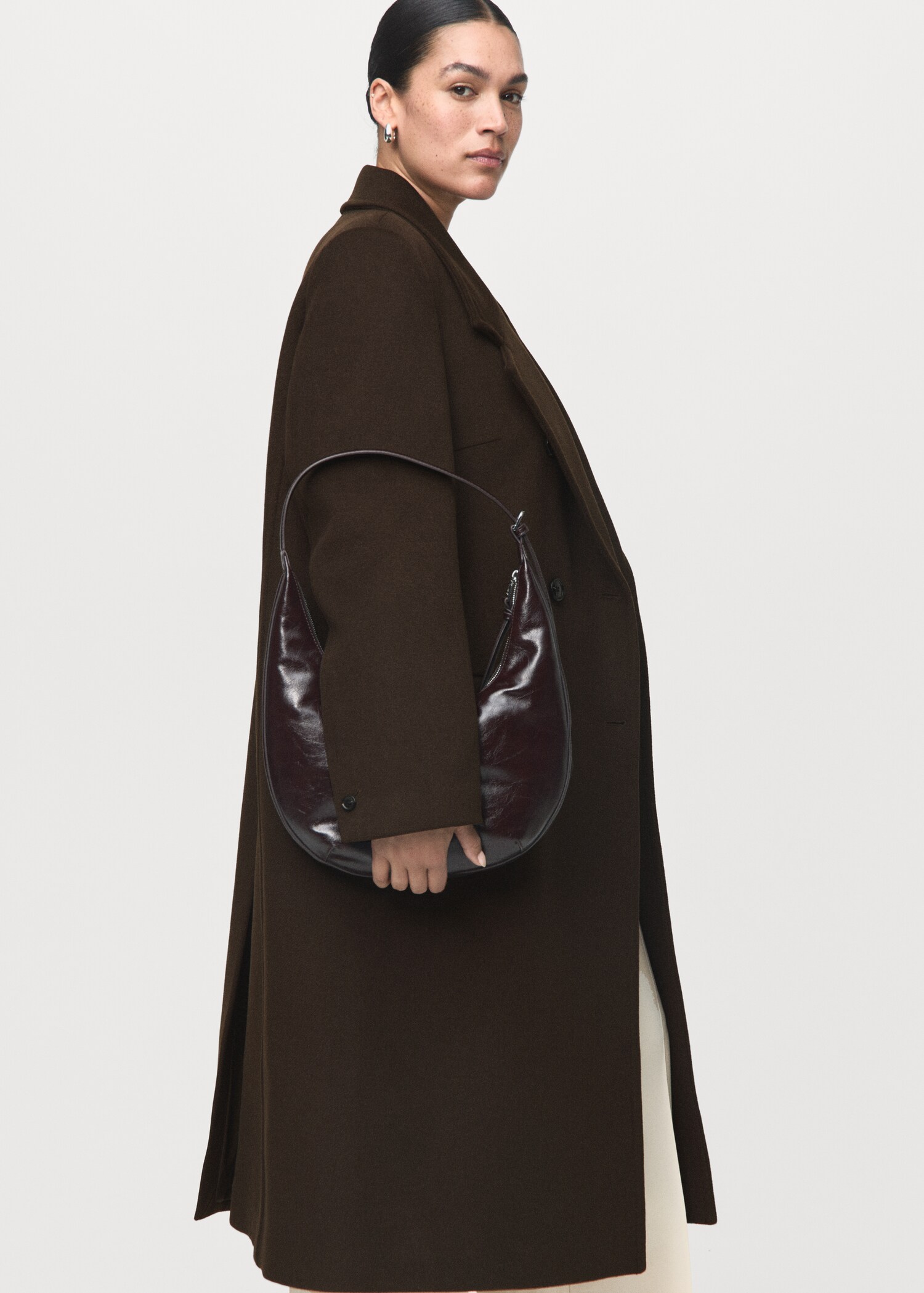Double-breasted wool coat - Details of the article 5