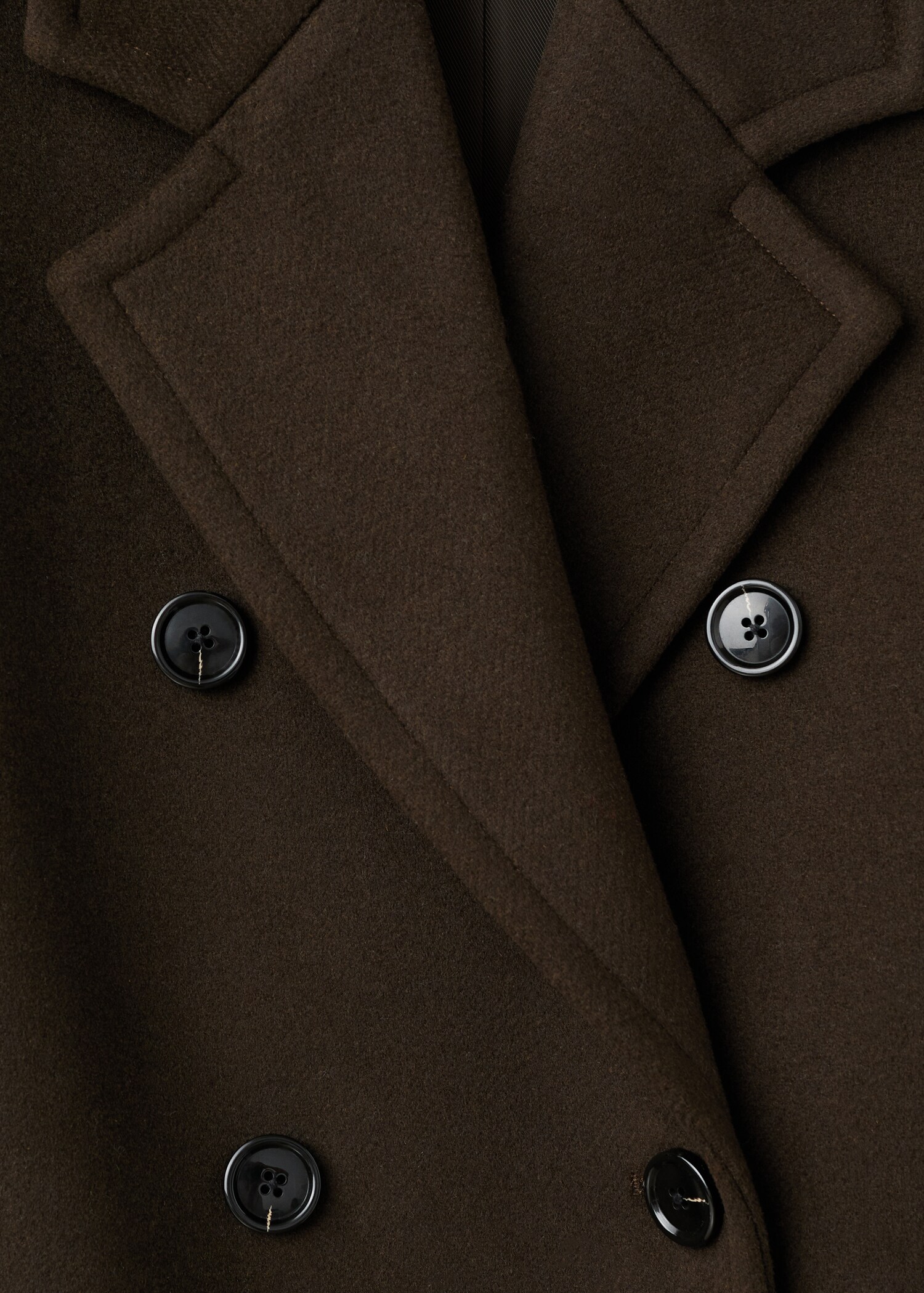 Double-breasted wool coat - Details of the article 8