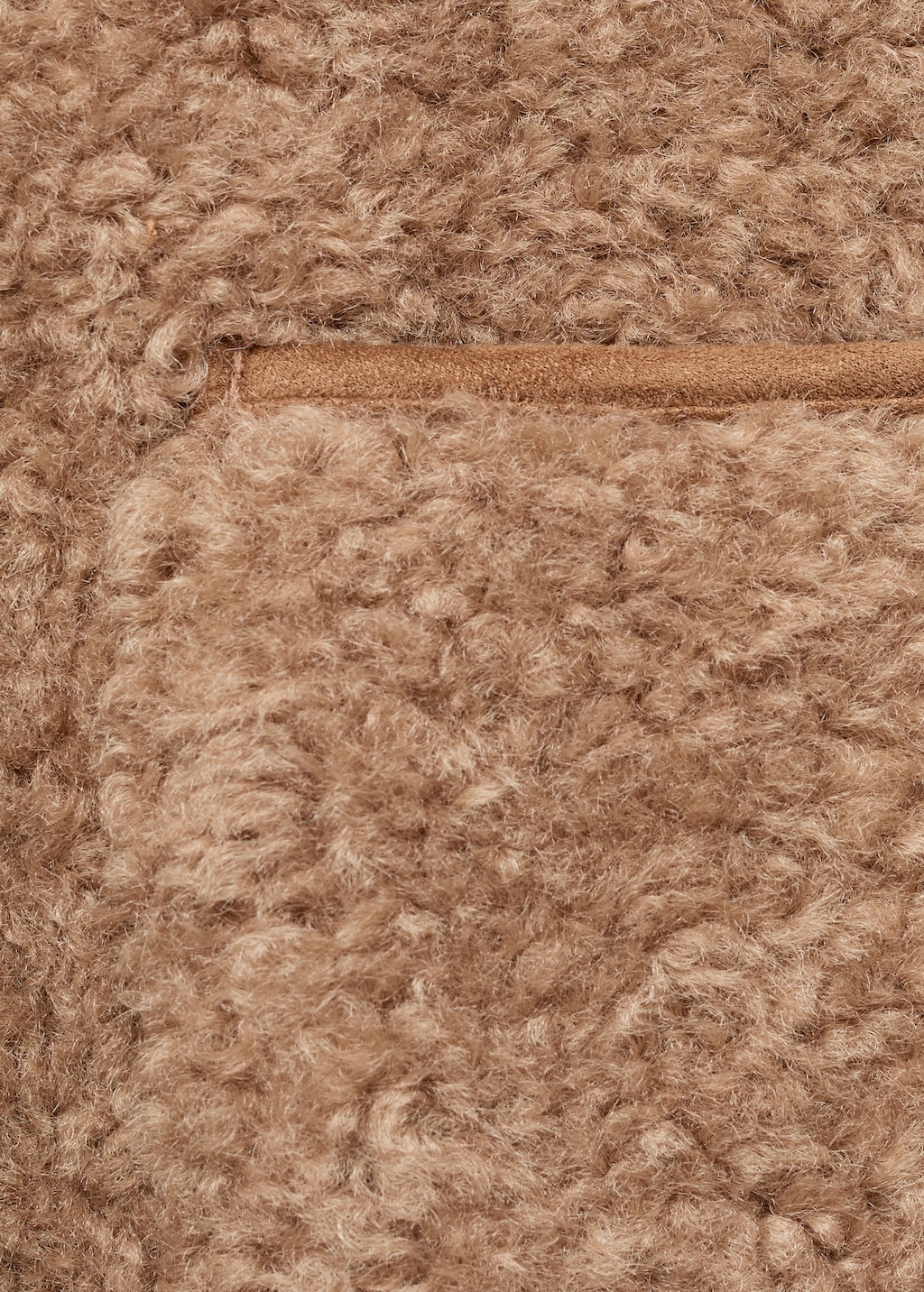 Shearling-effect vest