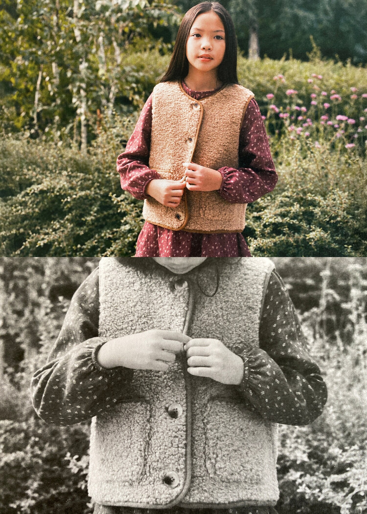Shearling-effect vest - Details of the article 5