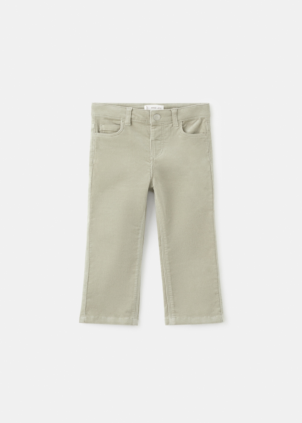 Flared corduroy pants
