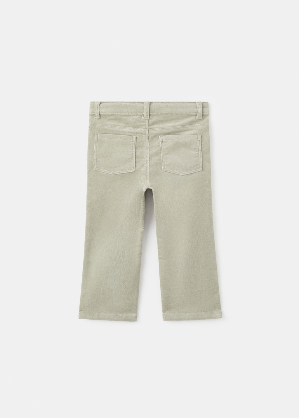 Flared corduroy pants