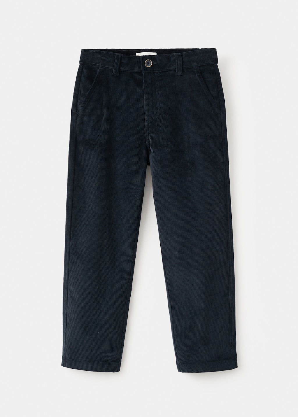 Corduroy straight pants