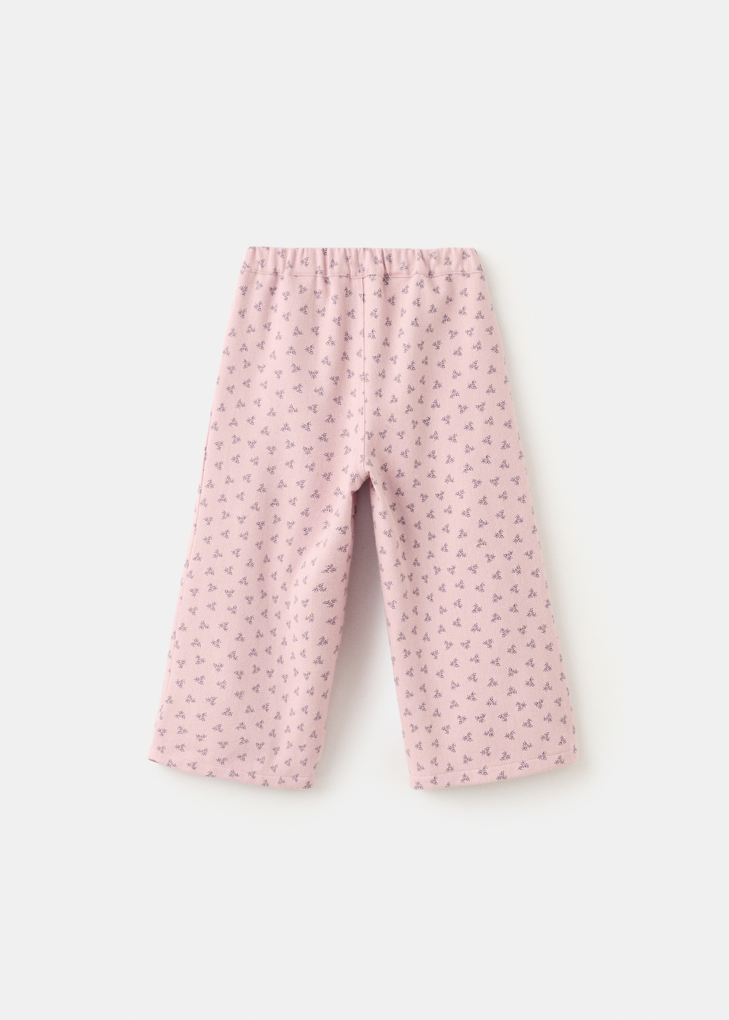 Straight floral trousers