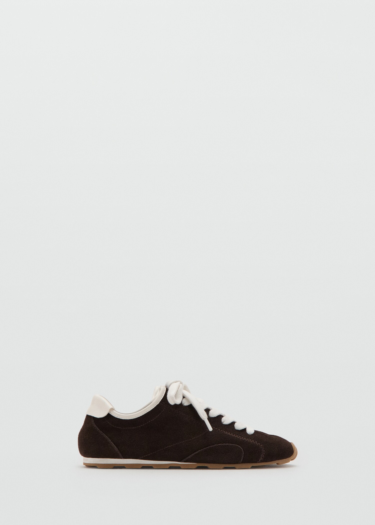 Suede contrast trainers - Article without model