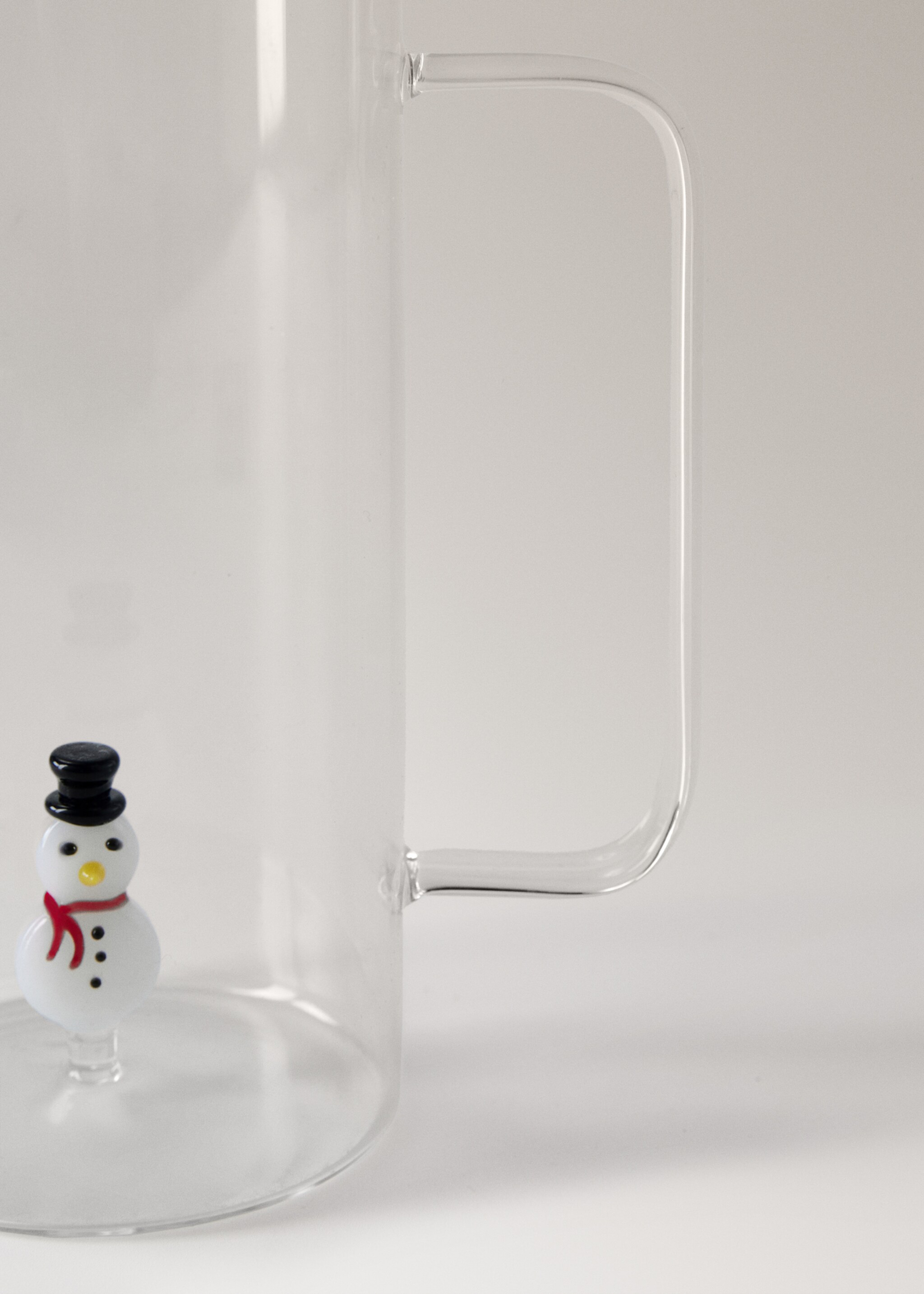 Snowman crystal vase - Λεπτομέρεια του προϊόντος 2, Κόκκινο. Ref: 17077777-00.