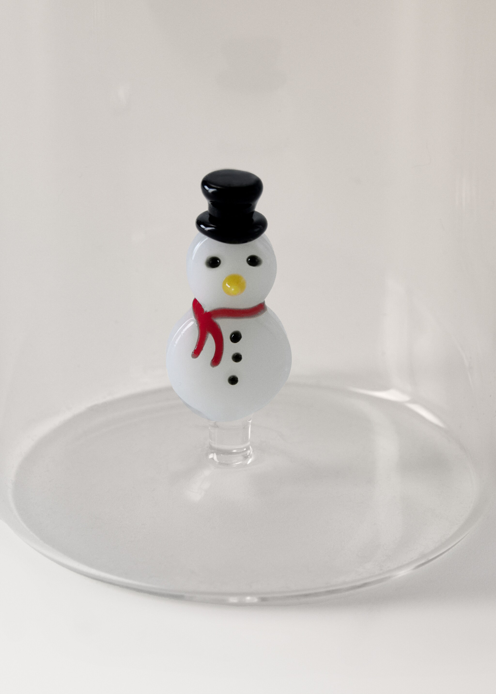 Snowman crystal vase - Λεπτομέρεια του προϊόντος 3, Κόκκινο. Ref: 17077777-00.