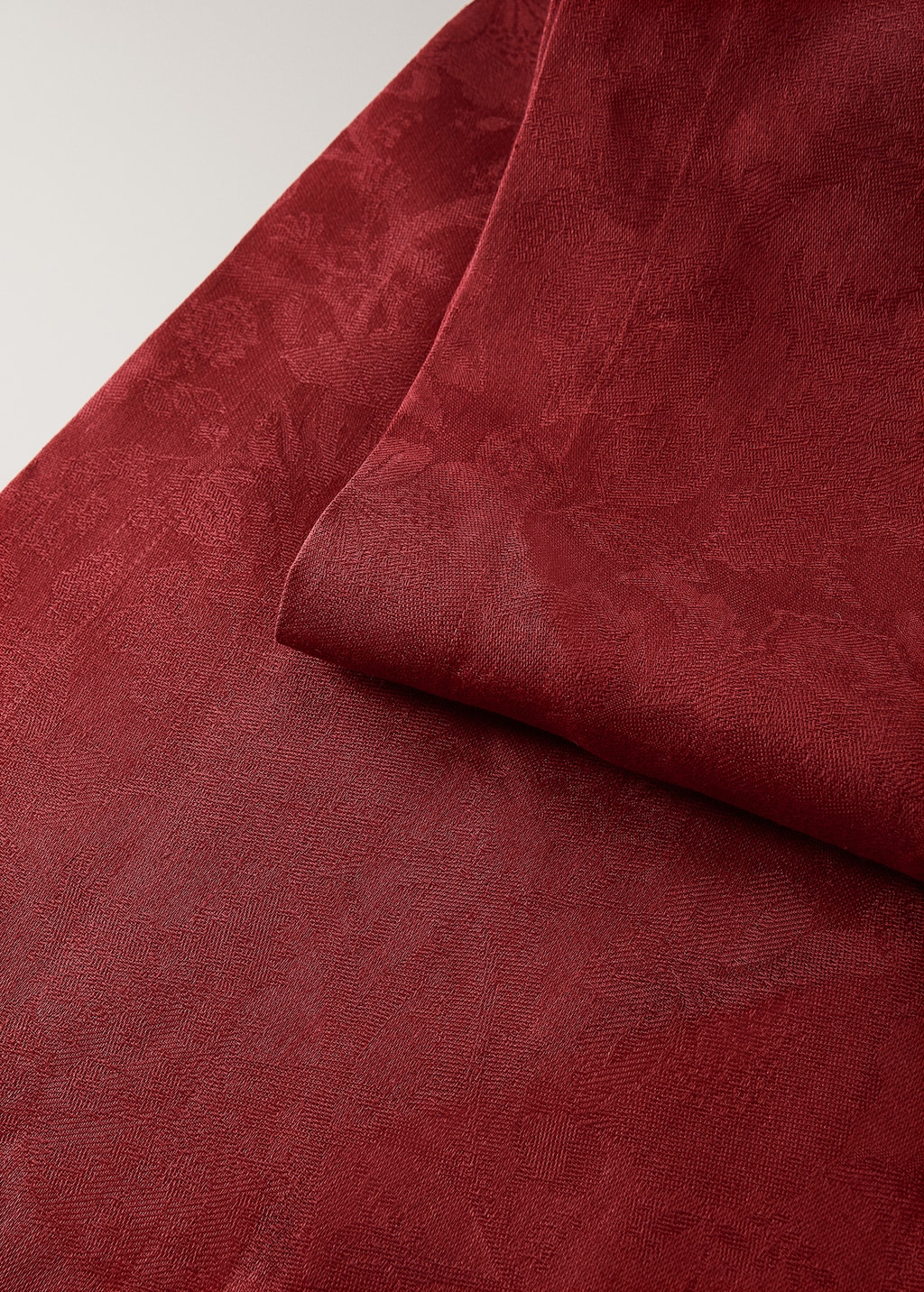 Jacquard linen floral napkin