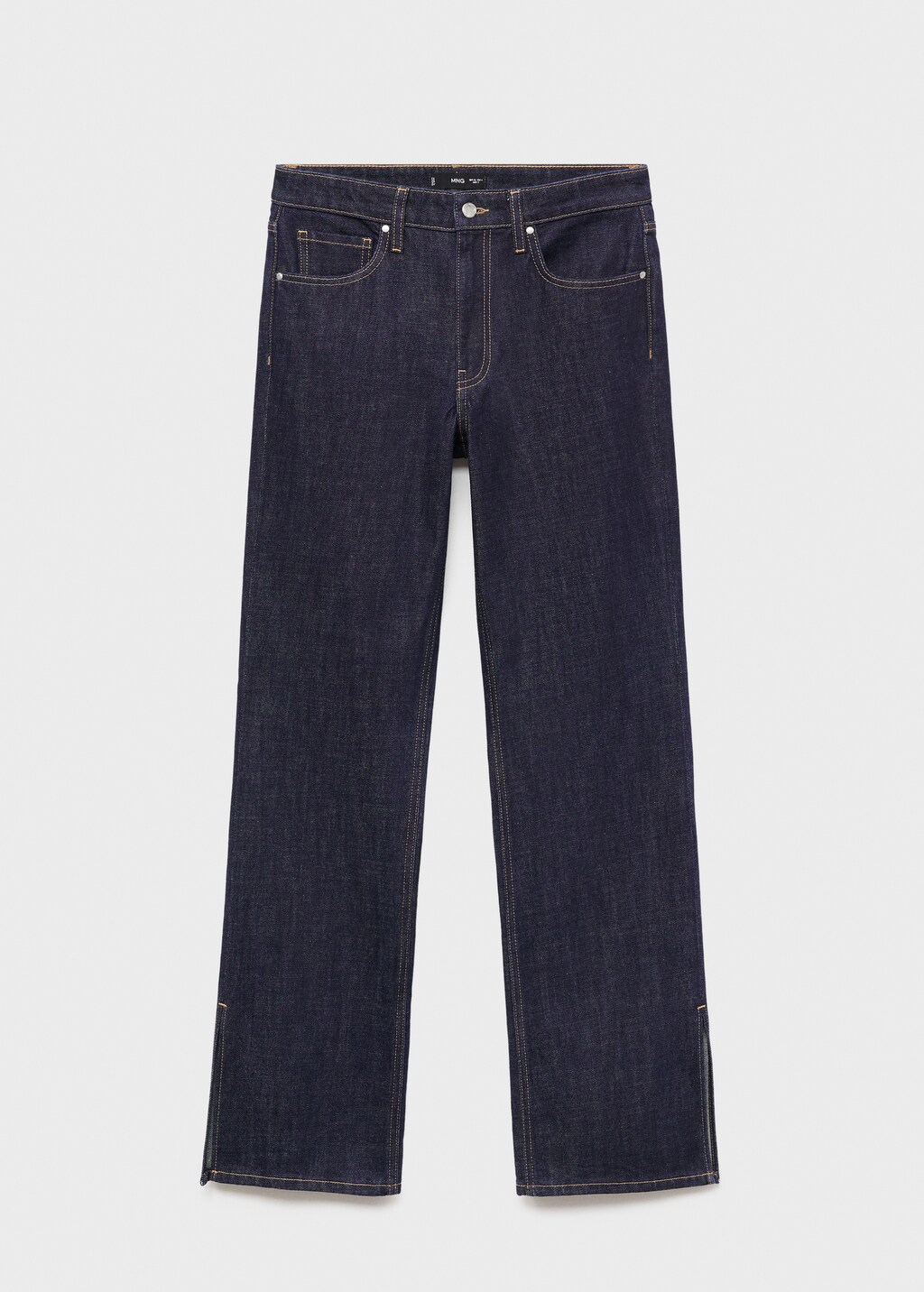 Mango Straight-leg jeans with openings