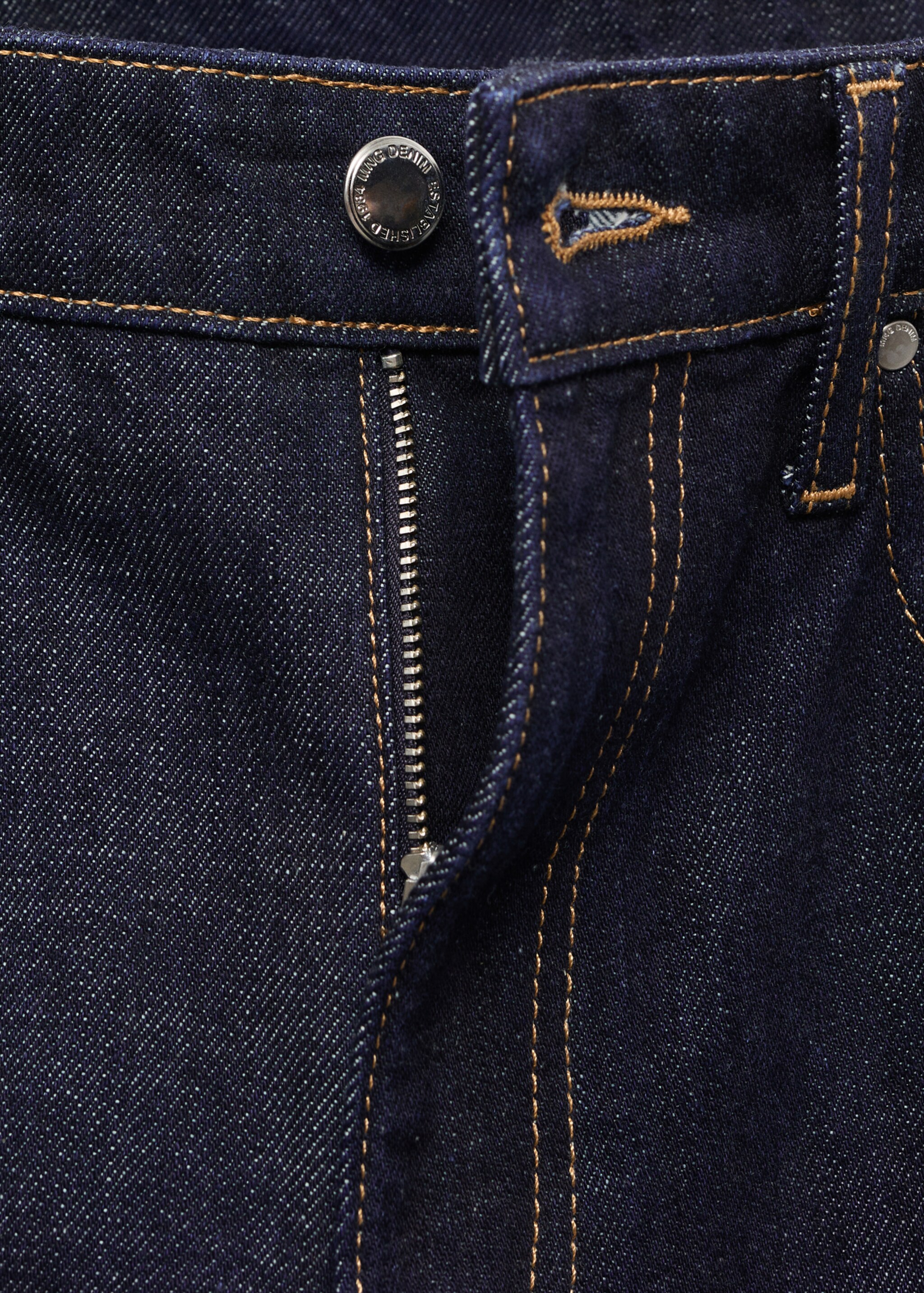 Jeans rectos aberturas - Detalle del artículo 8, Azul. Ref: 17077787-00.