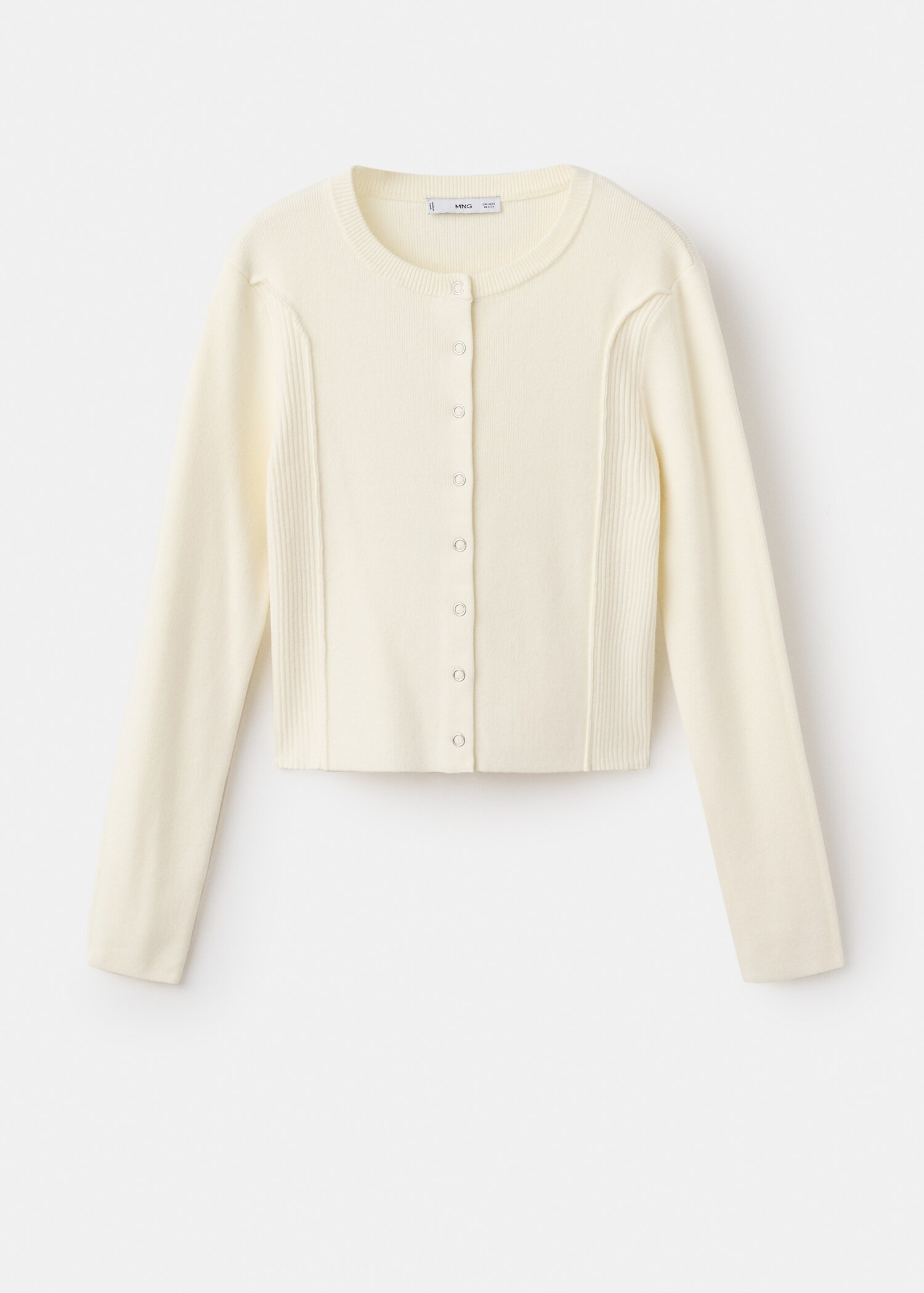 Cardigan maille côtelée - Article sans modèle