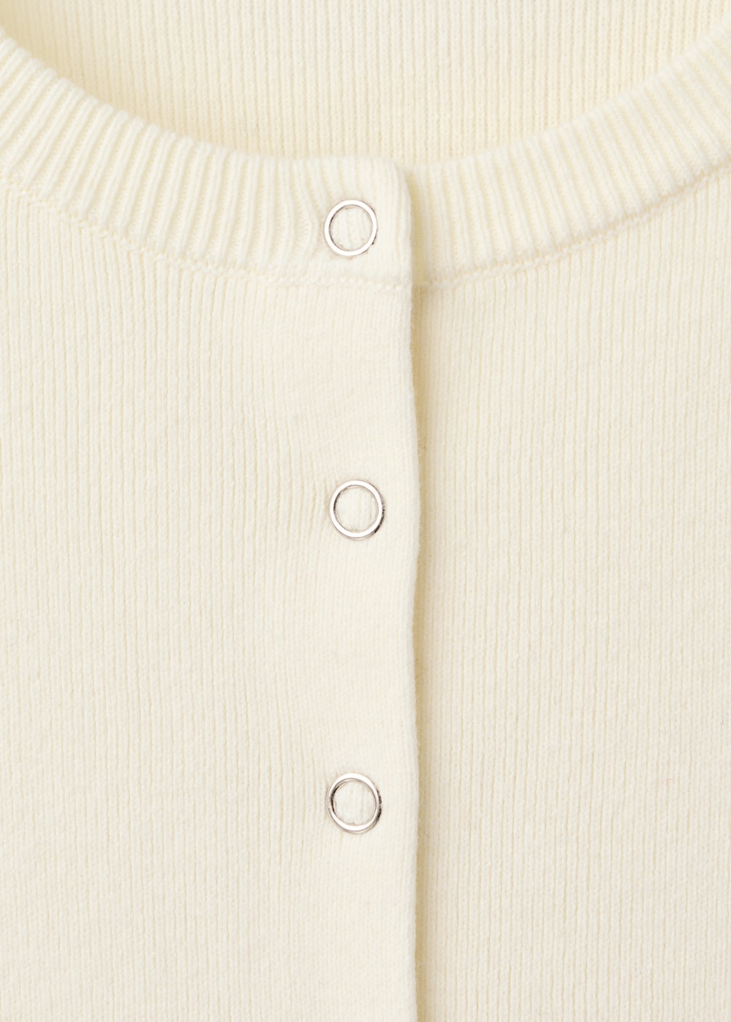 Ribbed knitted cardigan