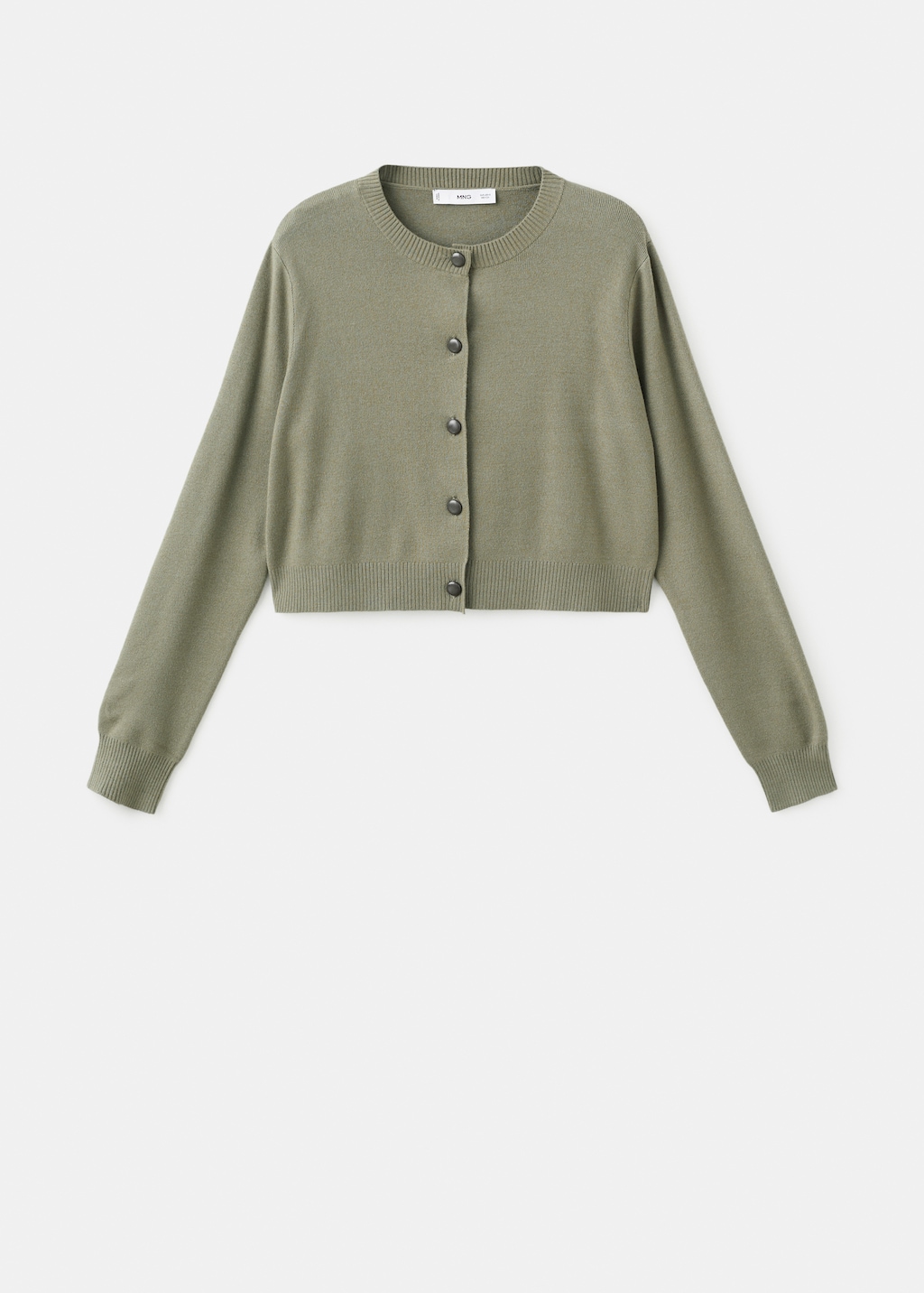 Knitted button cardigan