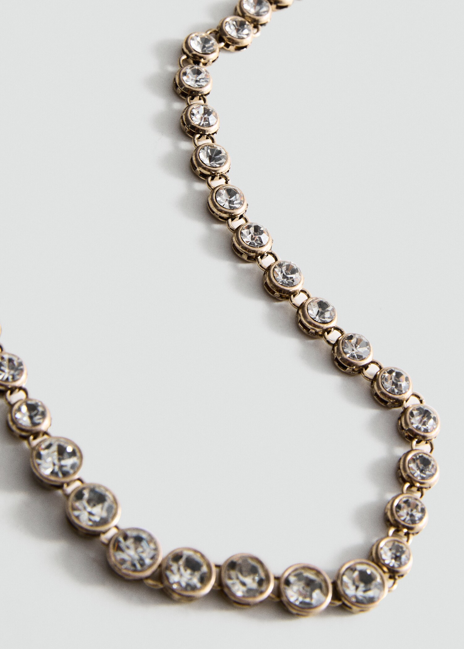 Crystal necklace - Medium plane