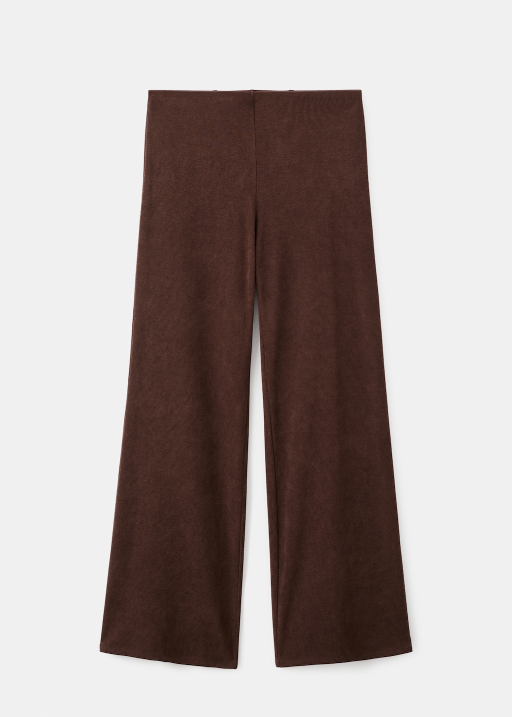 Corduroy pants with elastic waist