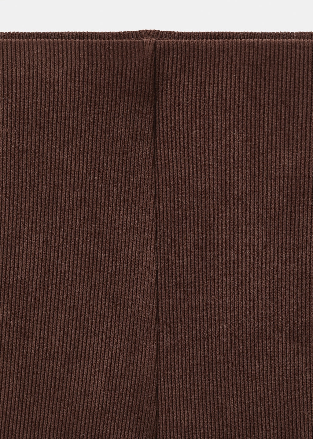Corduroy pants with elastic waist