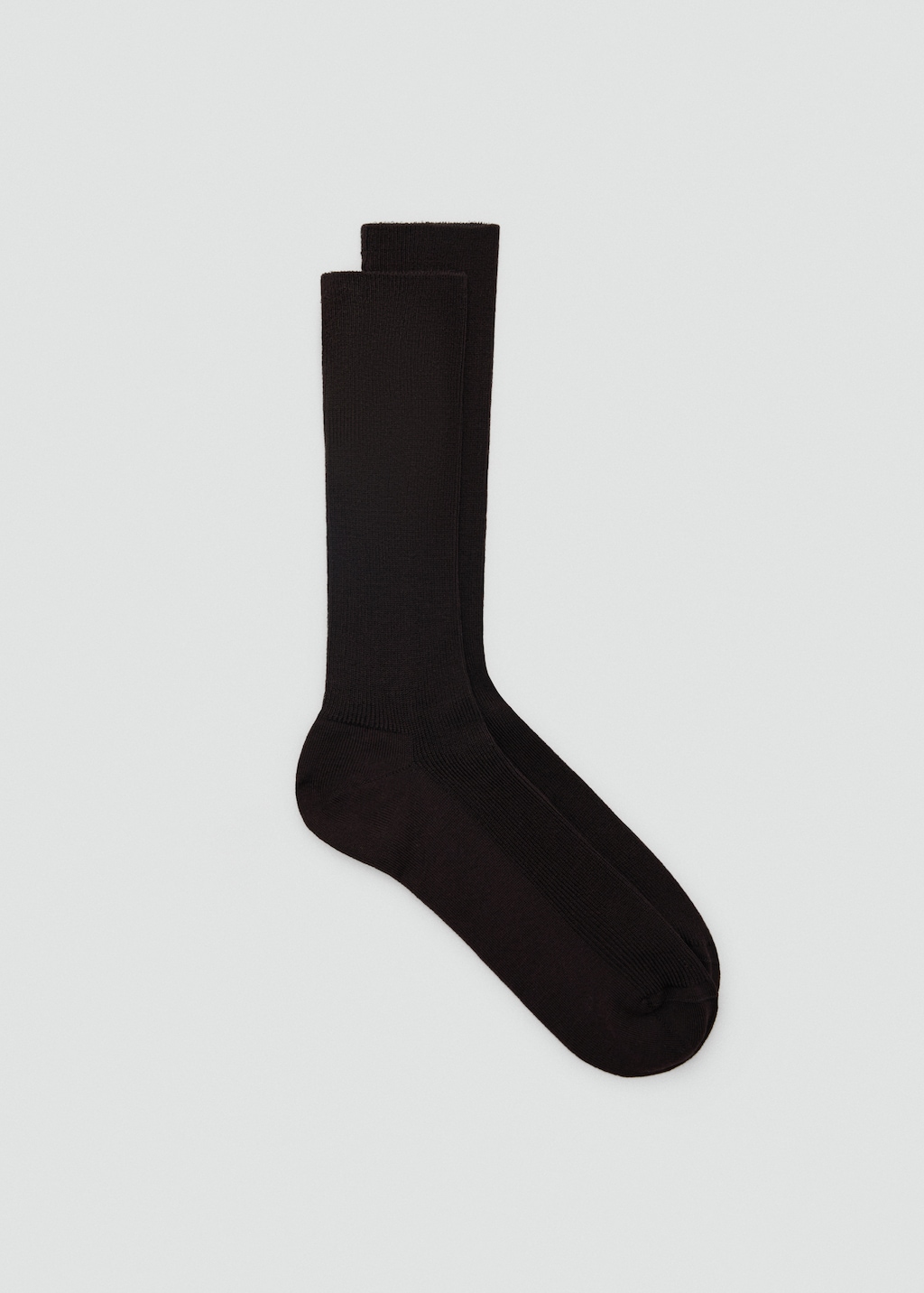 Ribbed cotton socks