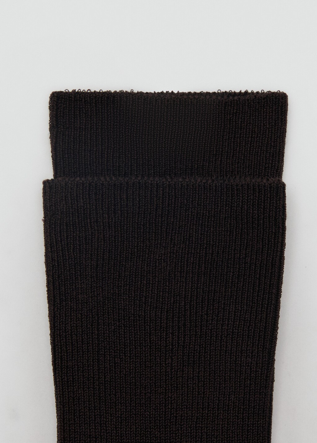 Ribbed cotton socks
