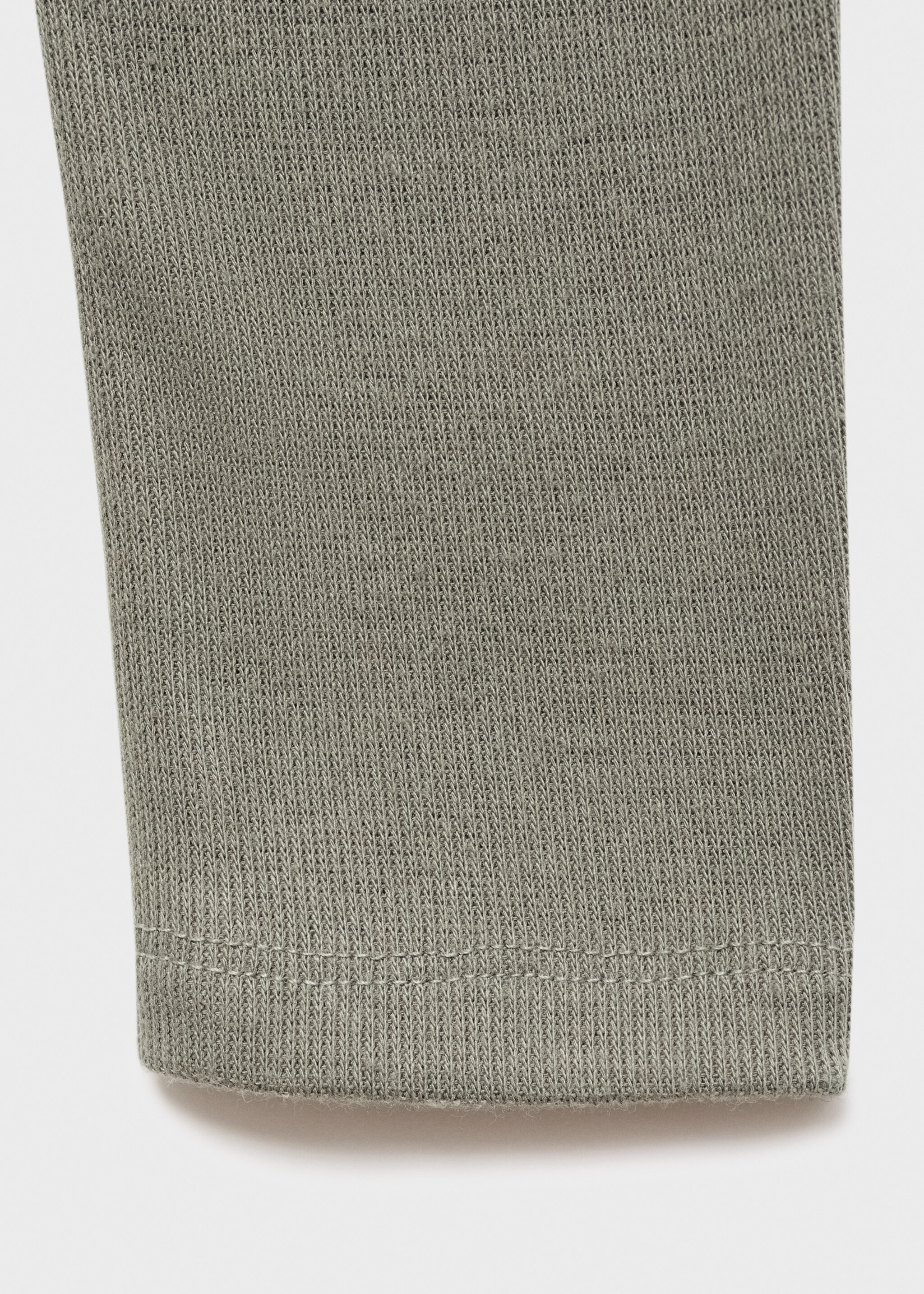 Long sleeve T-shirt - Details of the article 0, Khaki. Ref: 17077807-00.