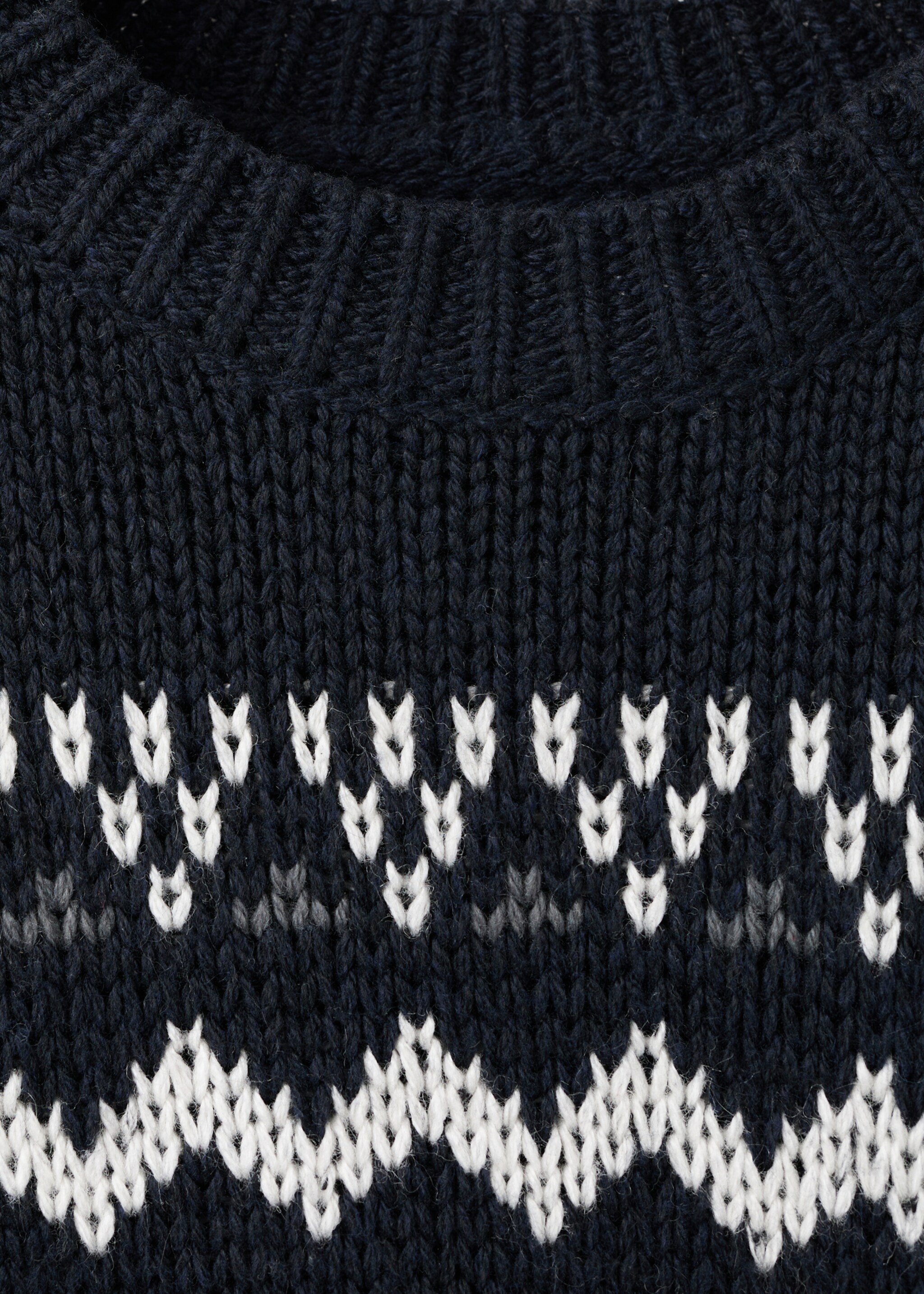Sweater berg - Details of the article 8, Dark Navy. Ref: 17077809-00.