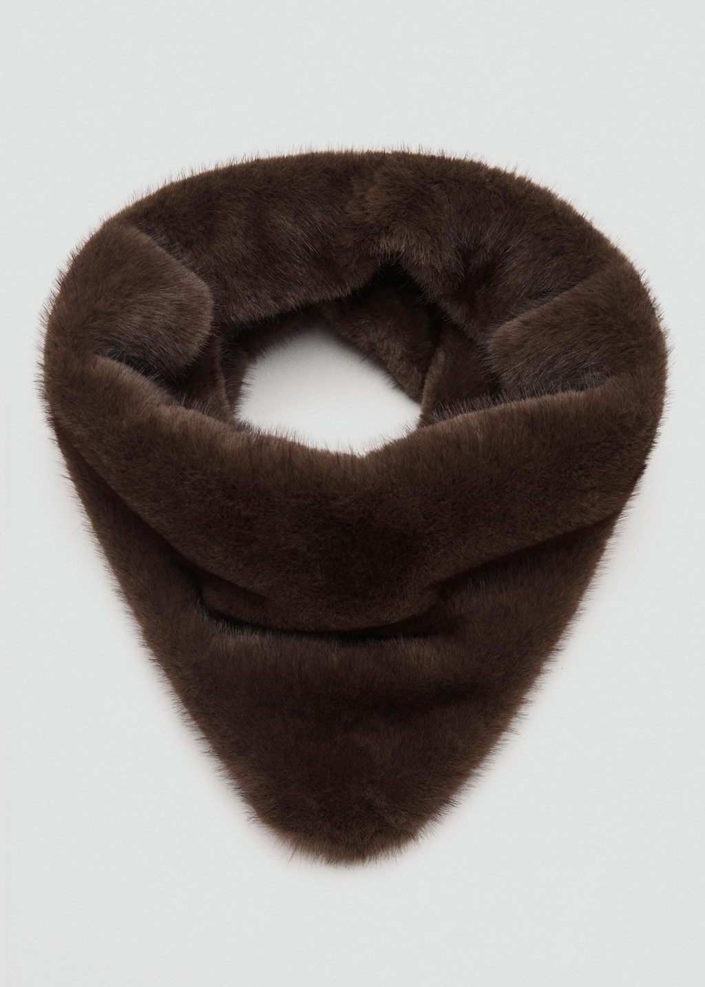 Faux-fur snood