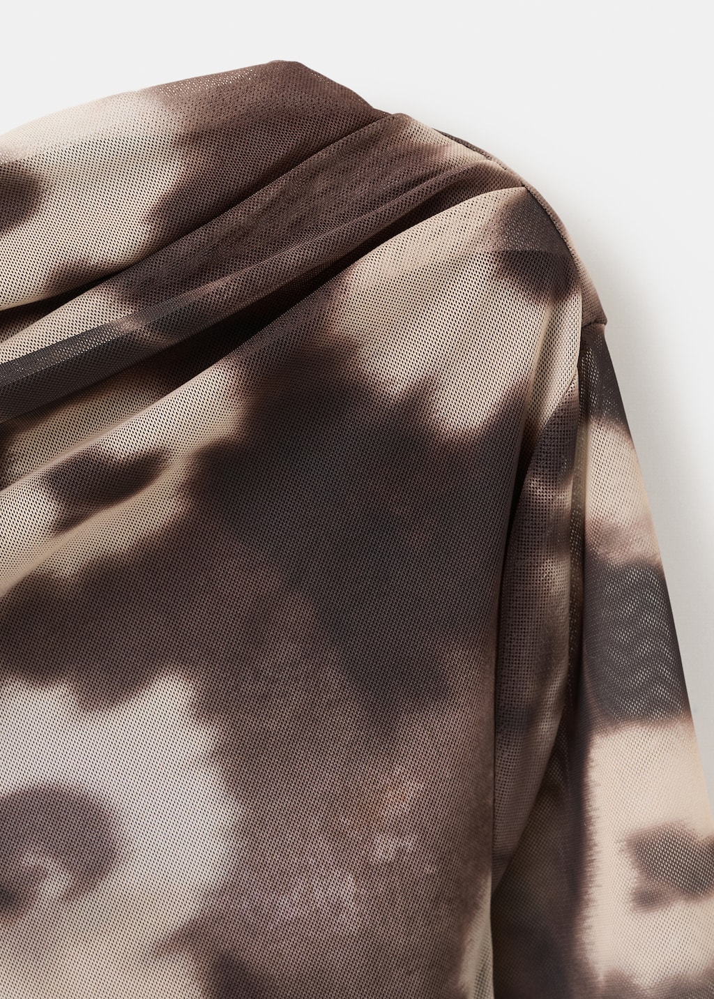 Mango Asymmetrical floral-print dress