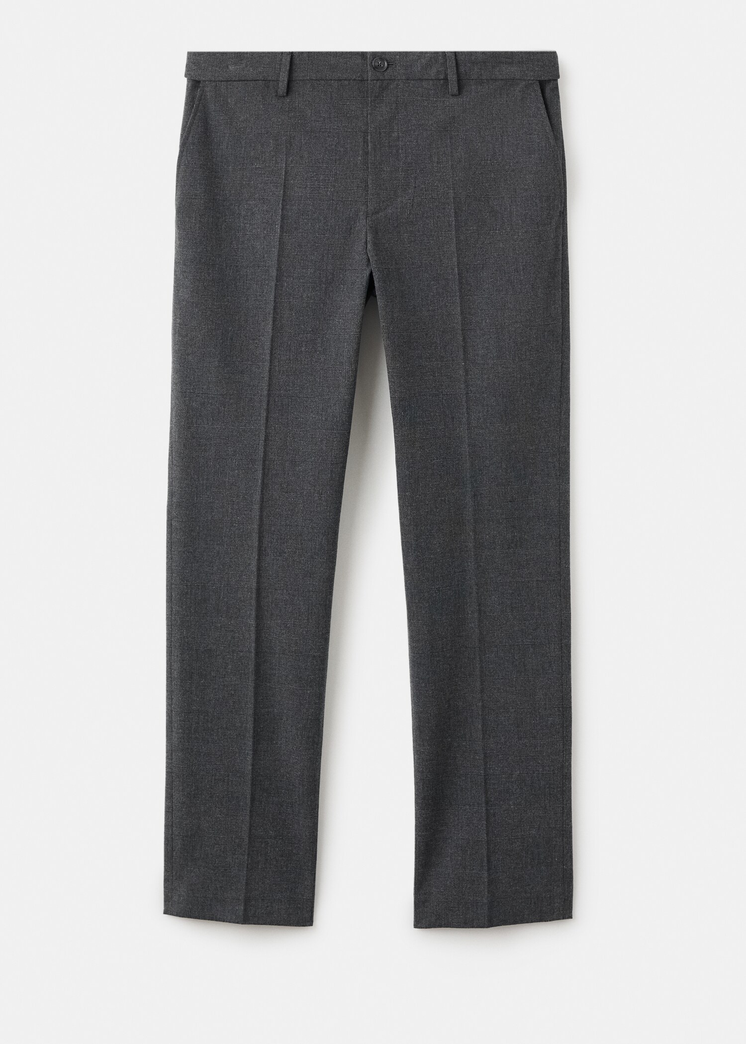 Regular-fit flannel trousers - Article without model