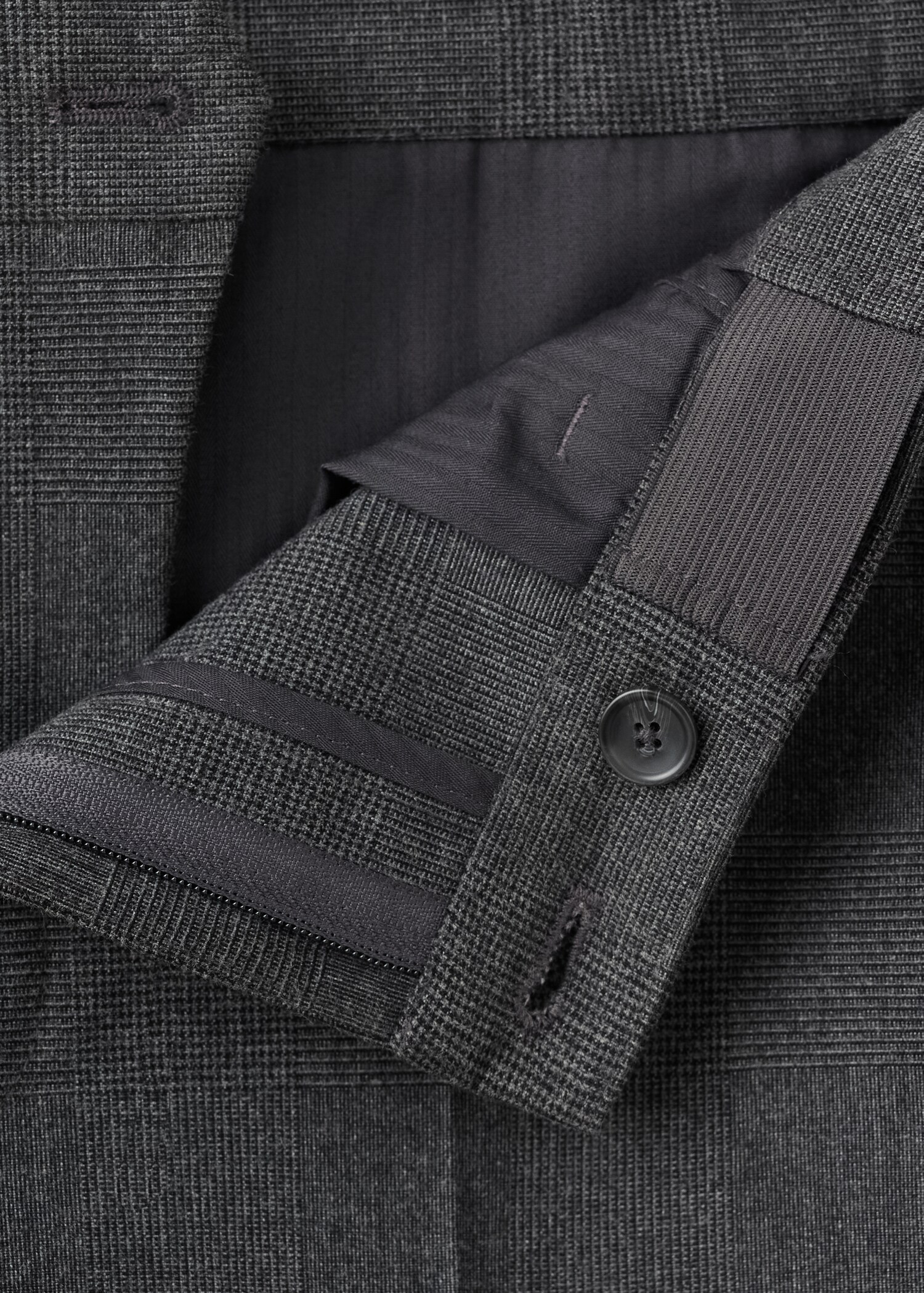 Regular-fit flannel trousers - Details of the article 0