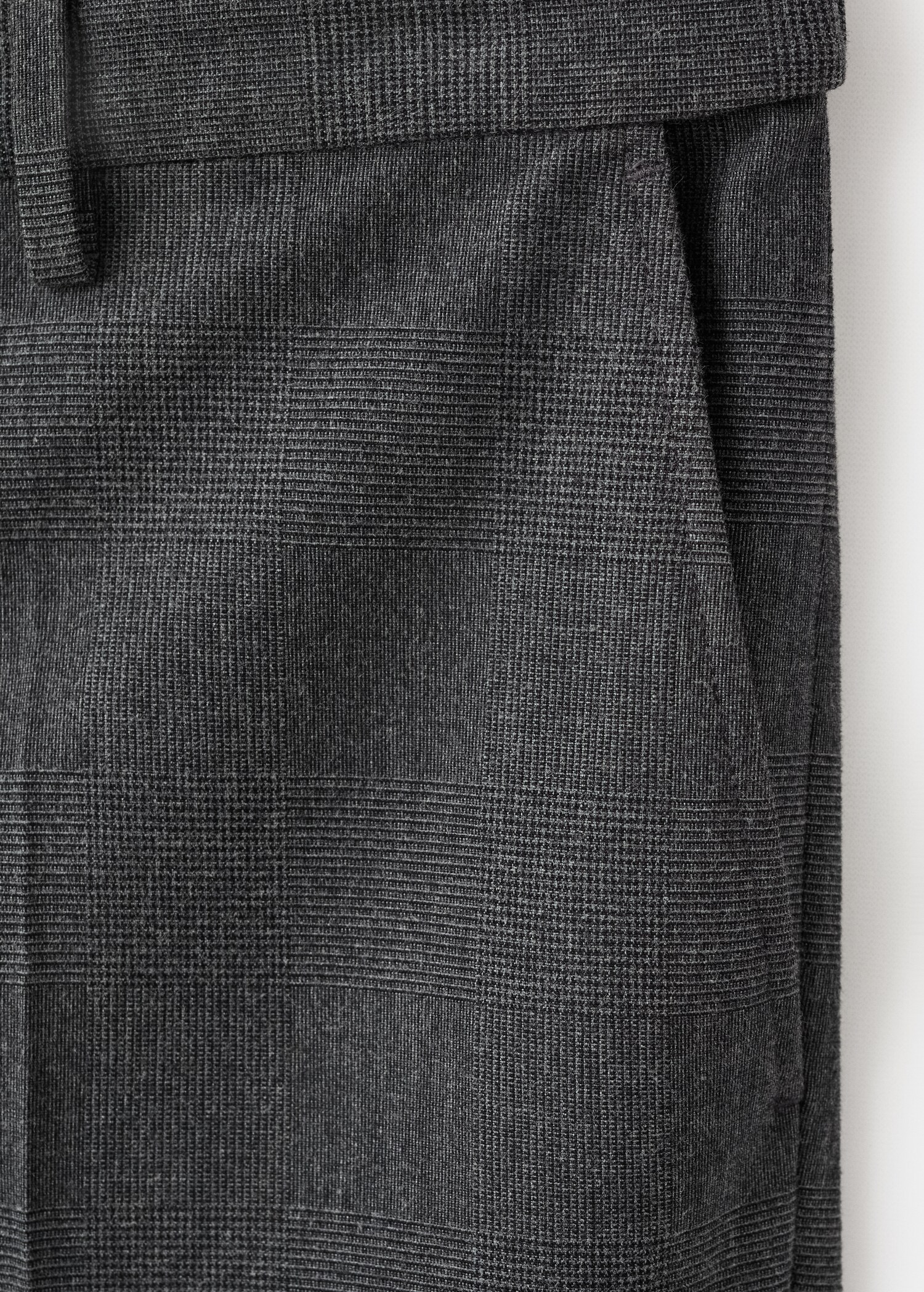 Regular-fit flannel trousers - Details of the article 8