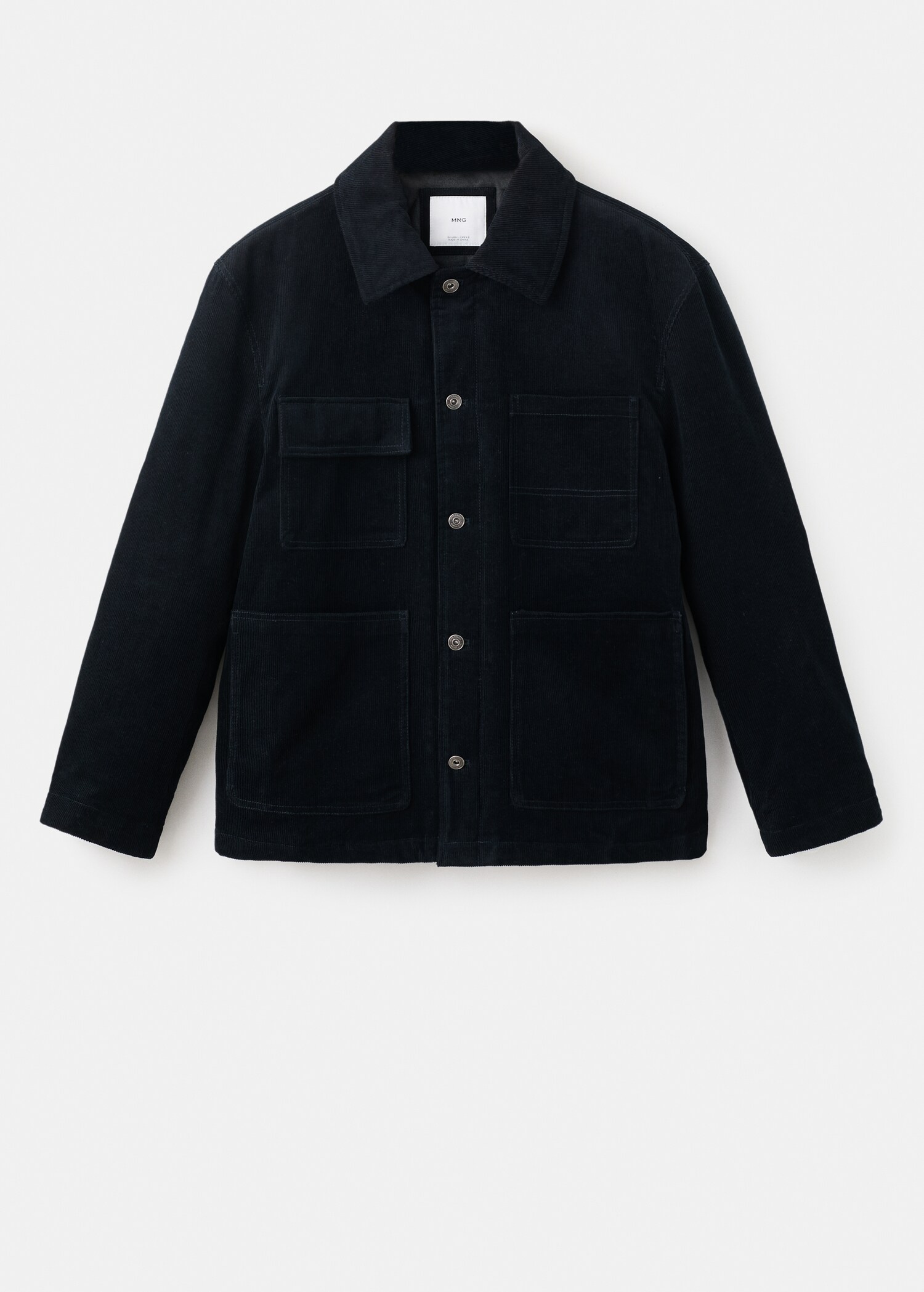 Corduroy Jacket with Pockets - Article without model