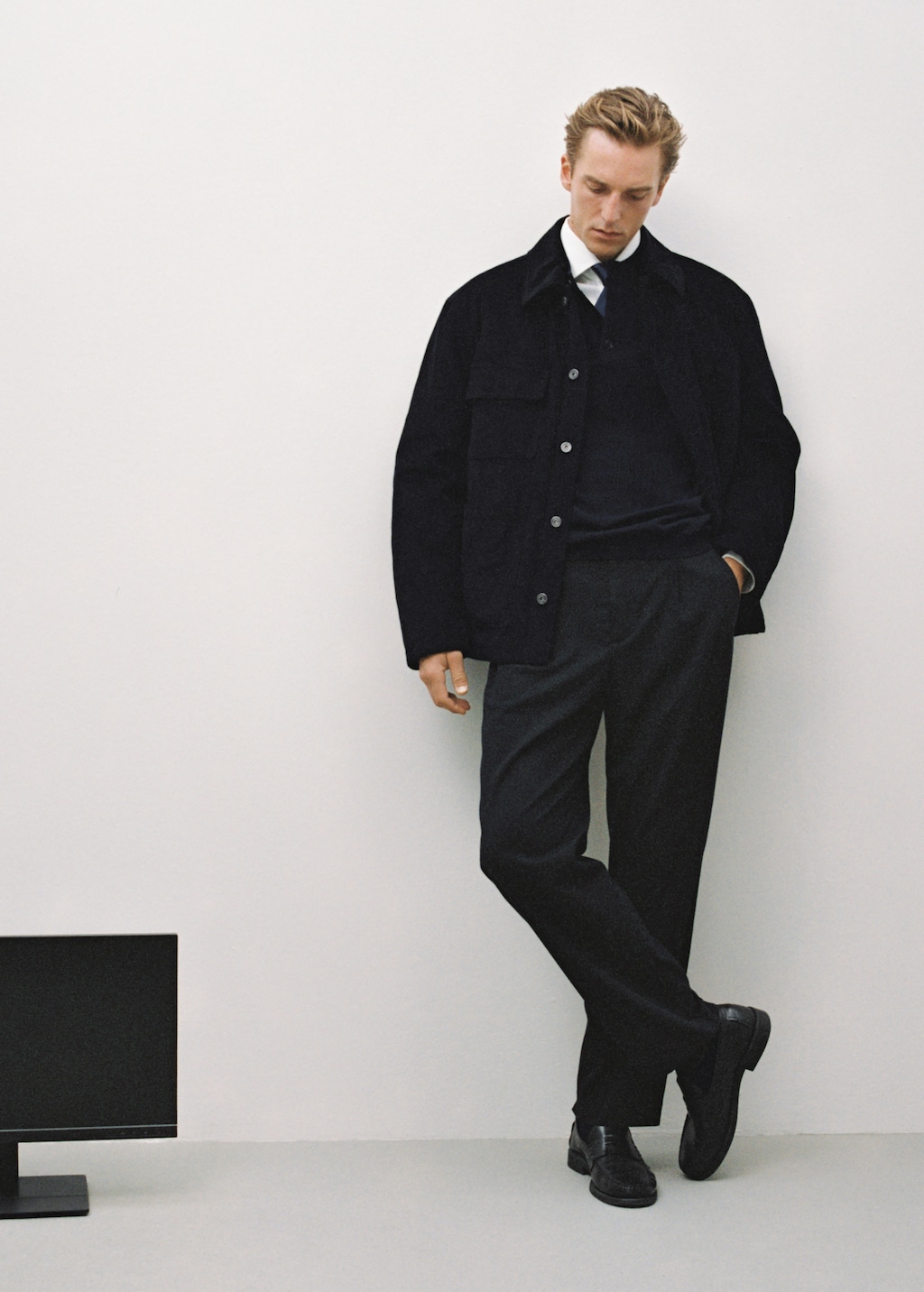 Corduroy jacket with pockets