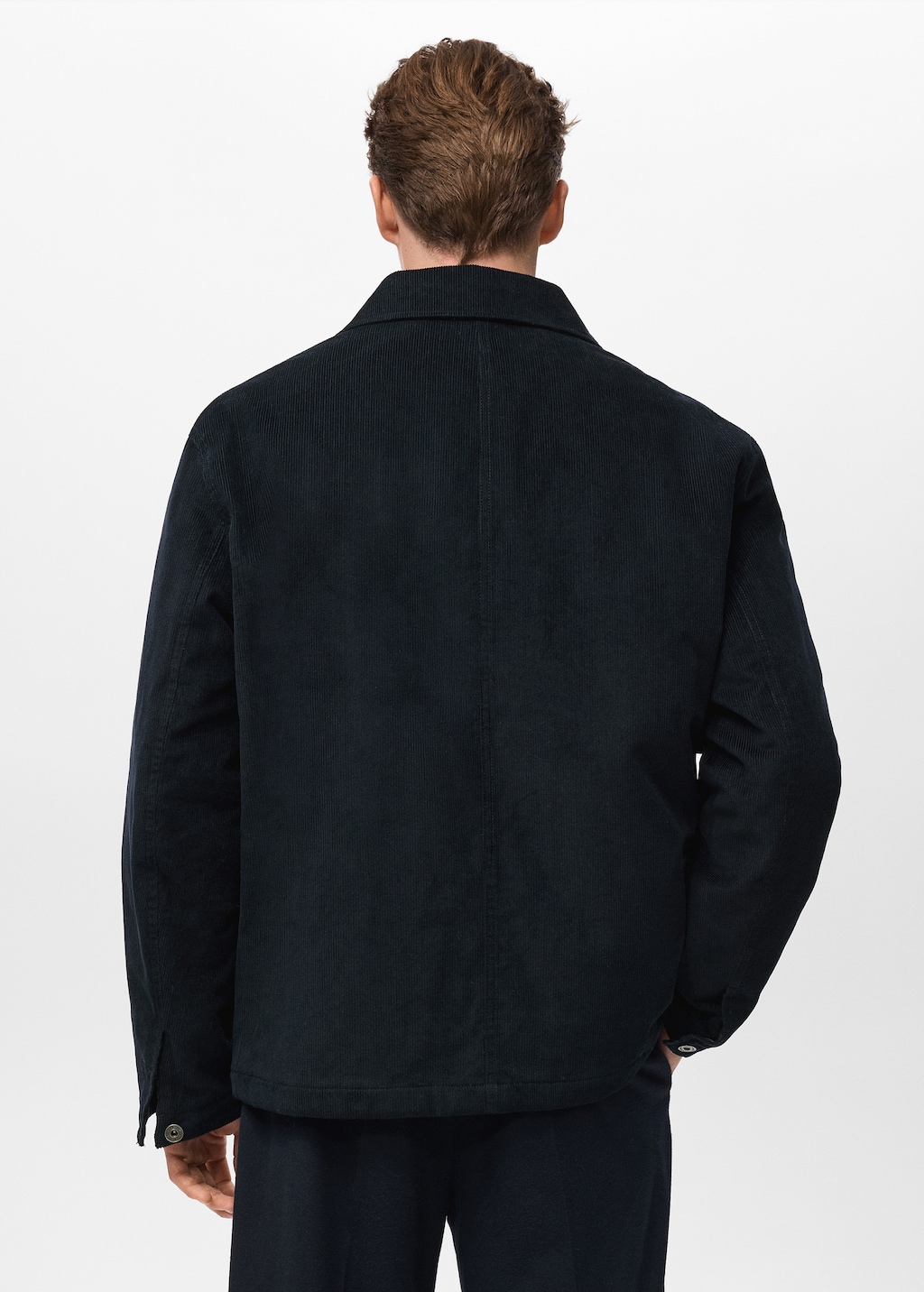 Corduroy jacket with pockets