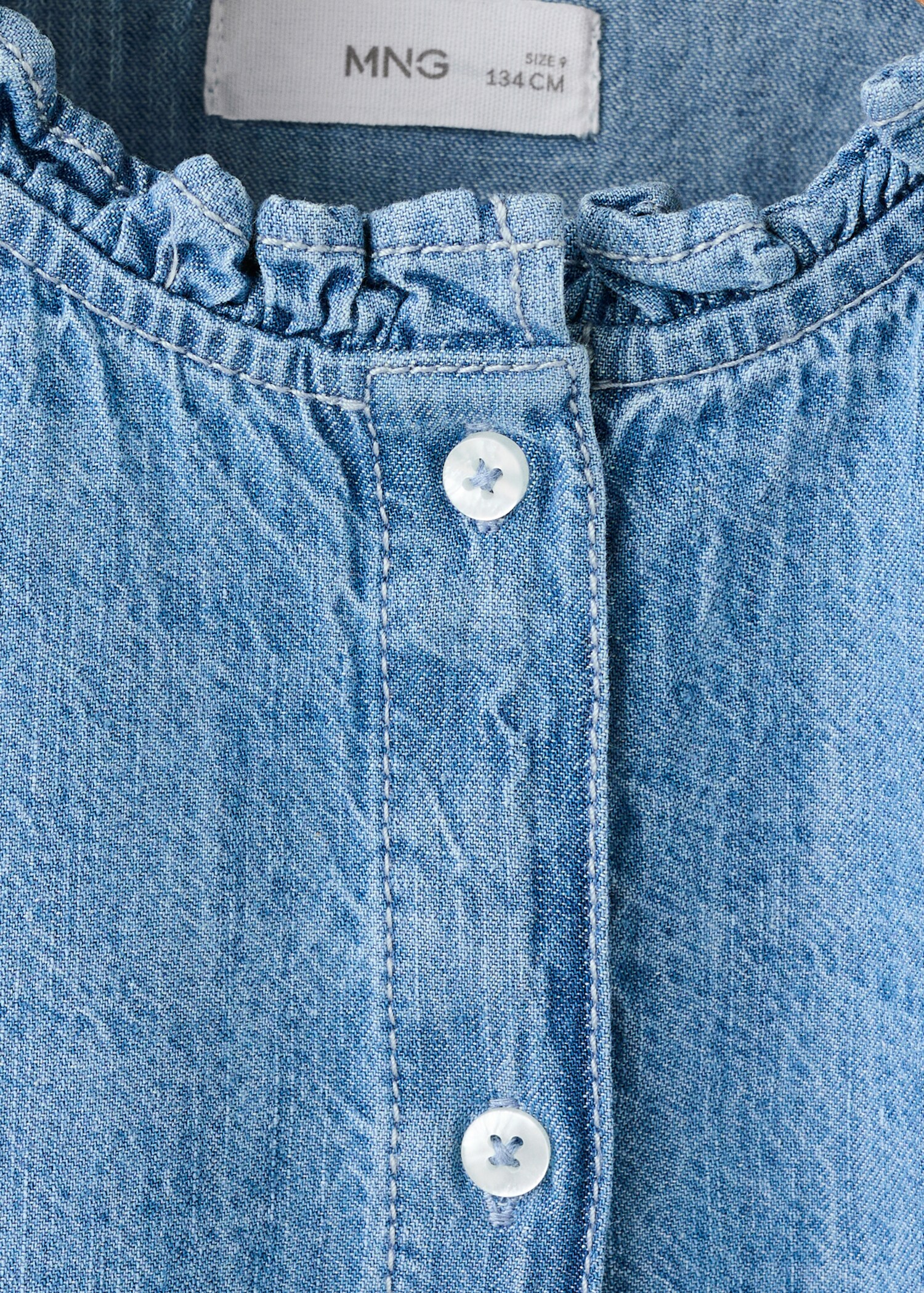 Embroidered denim blouse - Details of the article 8