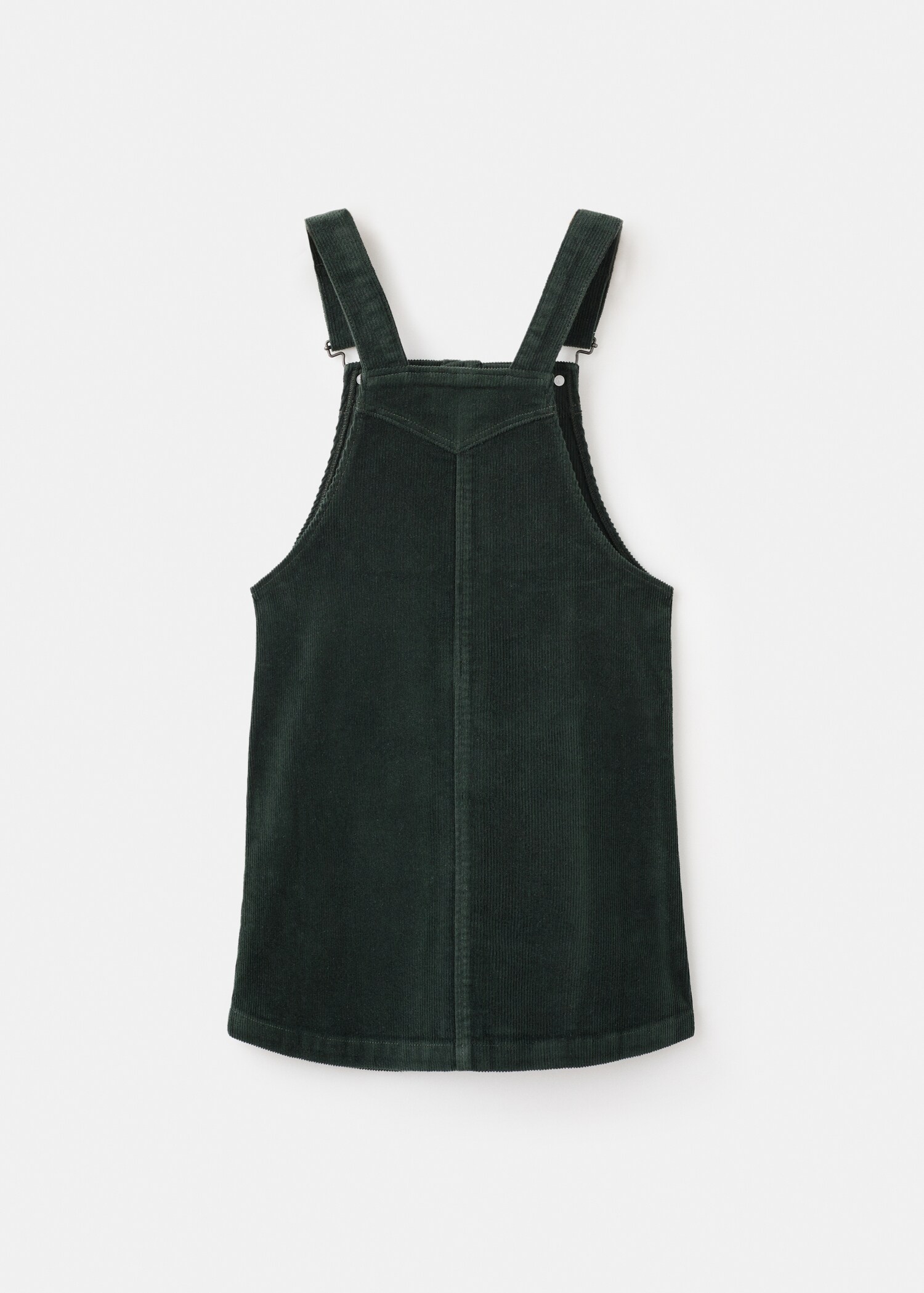 Corduroy pinafore dress - Reverse of the article