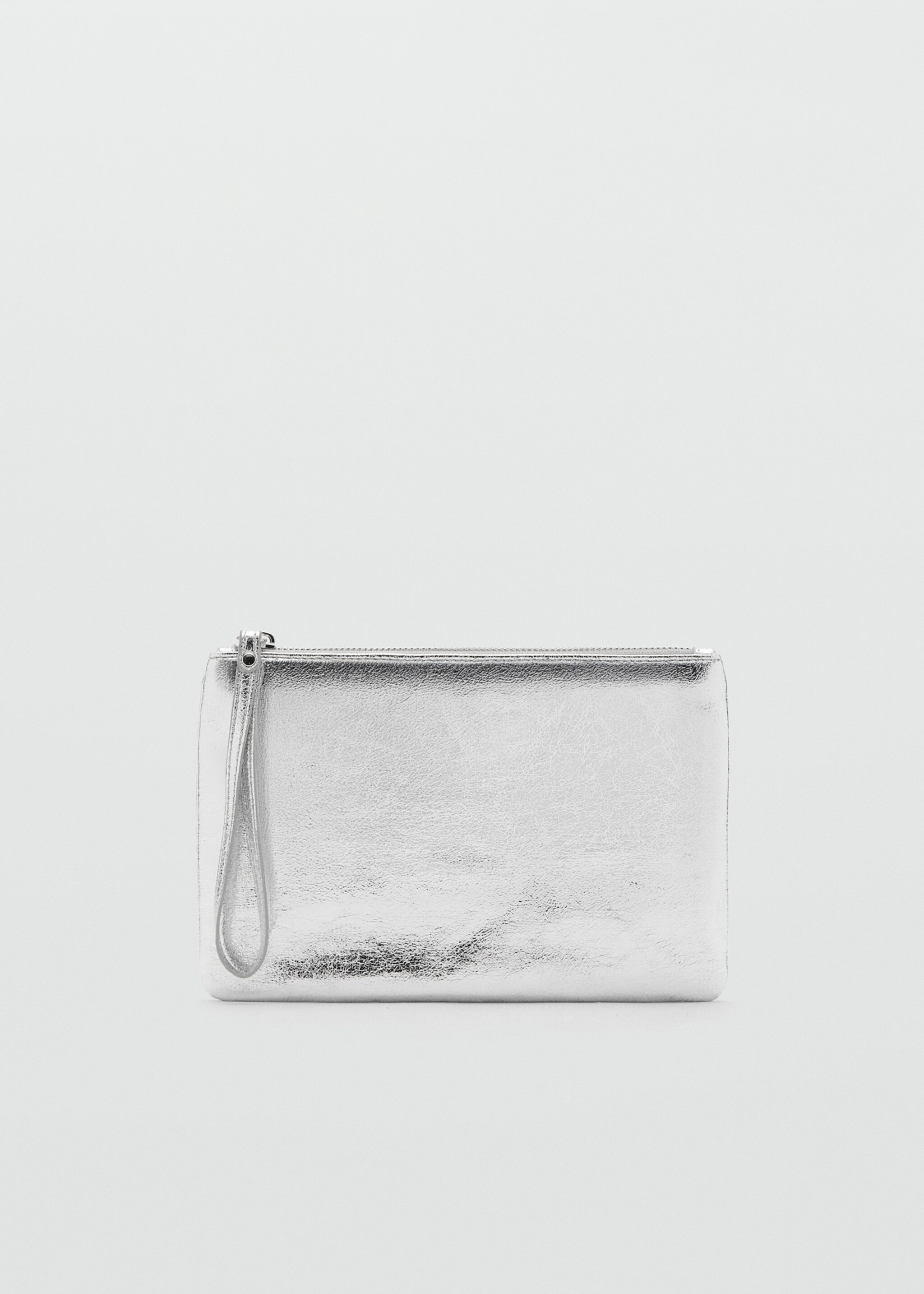 Metallic clutch - Προϊόν χωρίς μοντέλο, Ασημί. Ref: 17077890-00.
