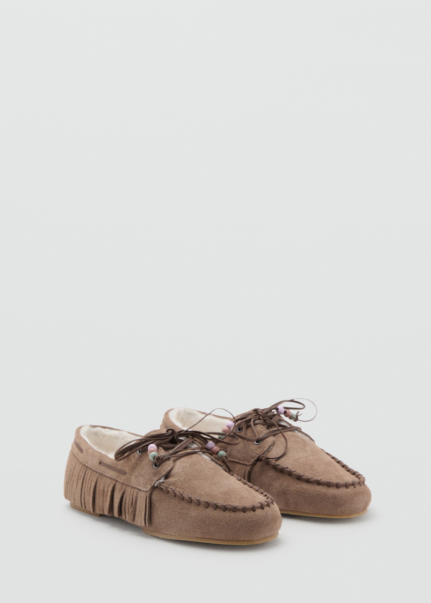 Sheepskin leather loafers - Medium plane