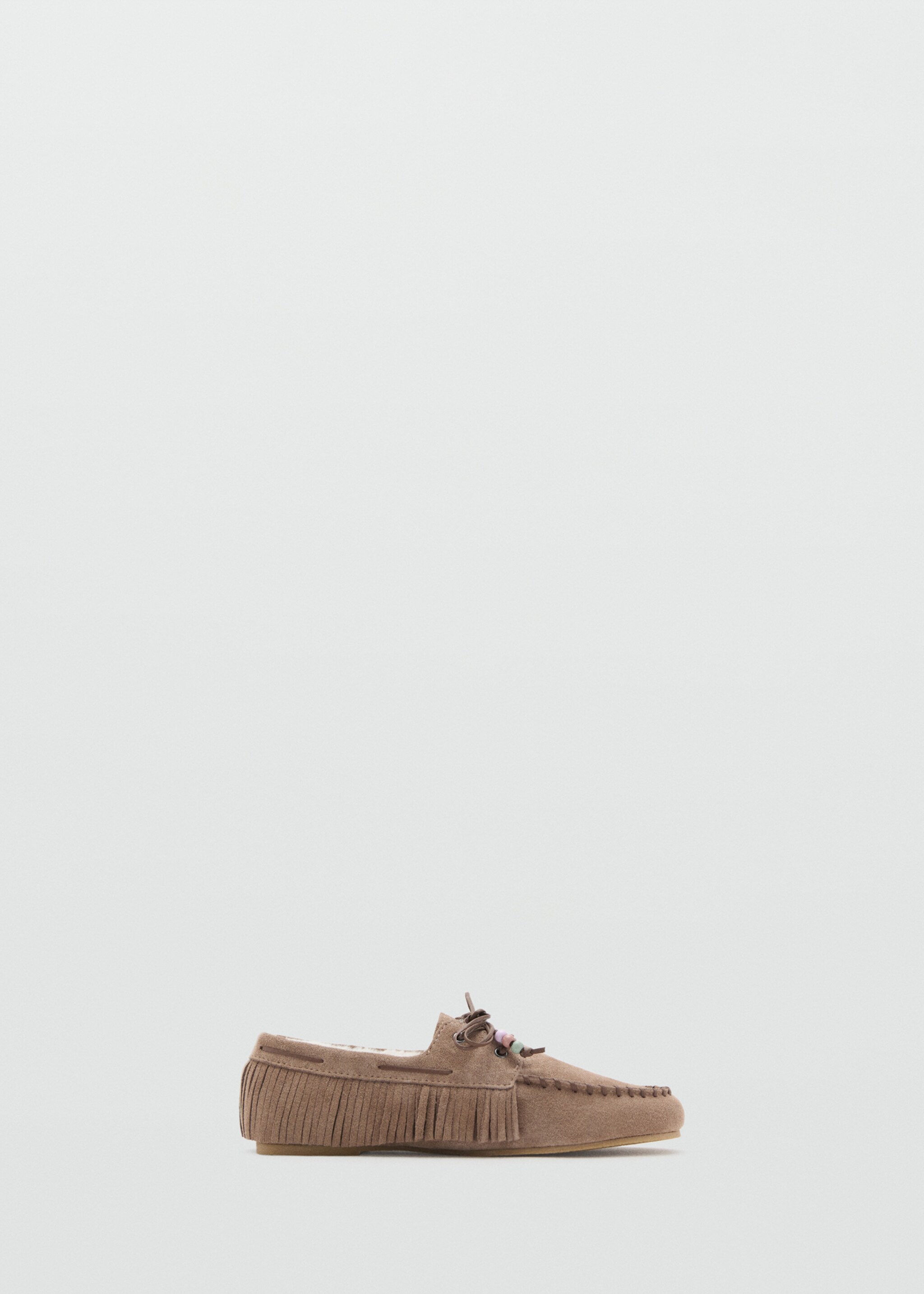 Sheepskin leather loafers - Article without model, Medium Brown. Ref: 17077892-00.