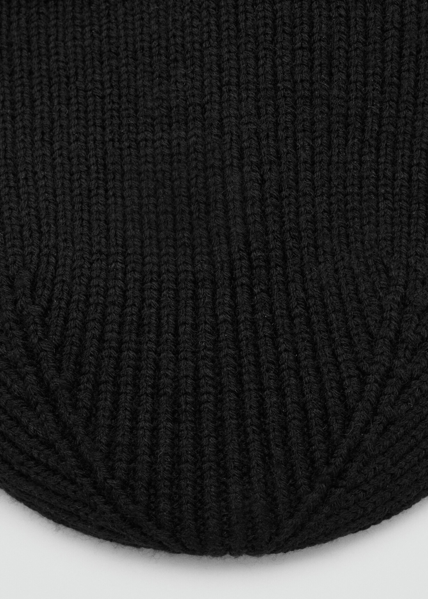 Ribbed wool beanie - Details of the article 1